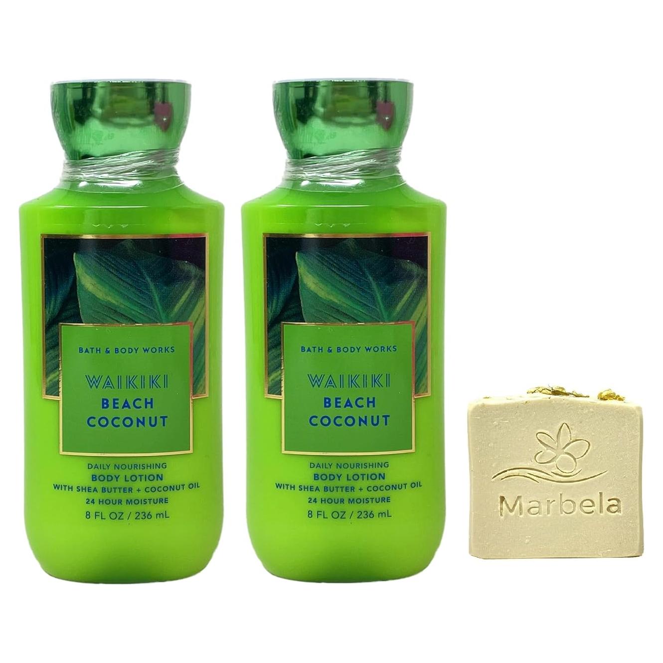 Lociones Corporales Coco de Playa Waikiki Bath & Body Works - 2 x 236 mL