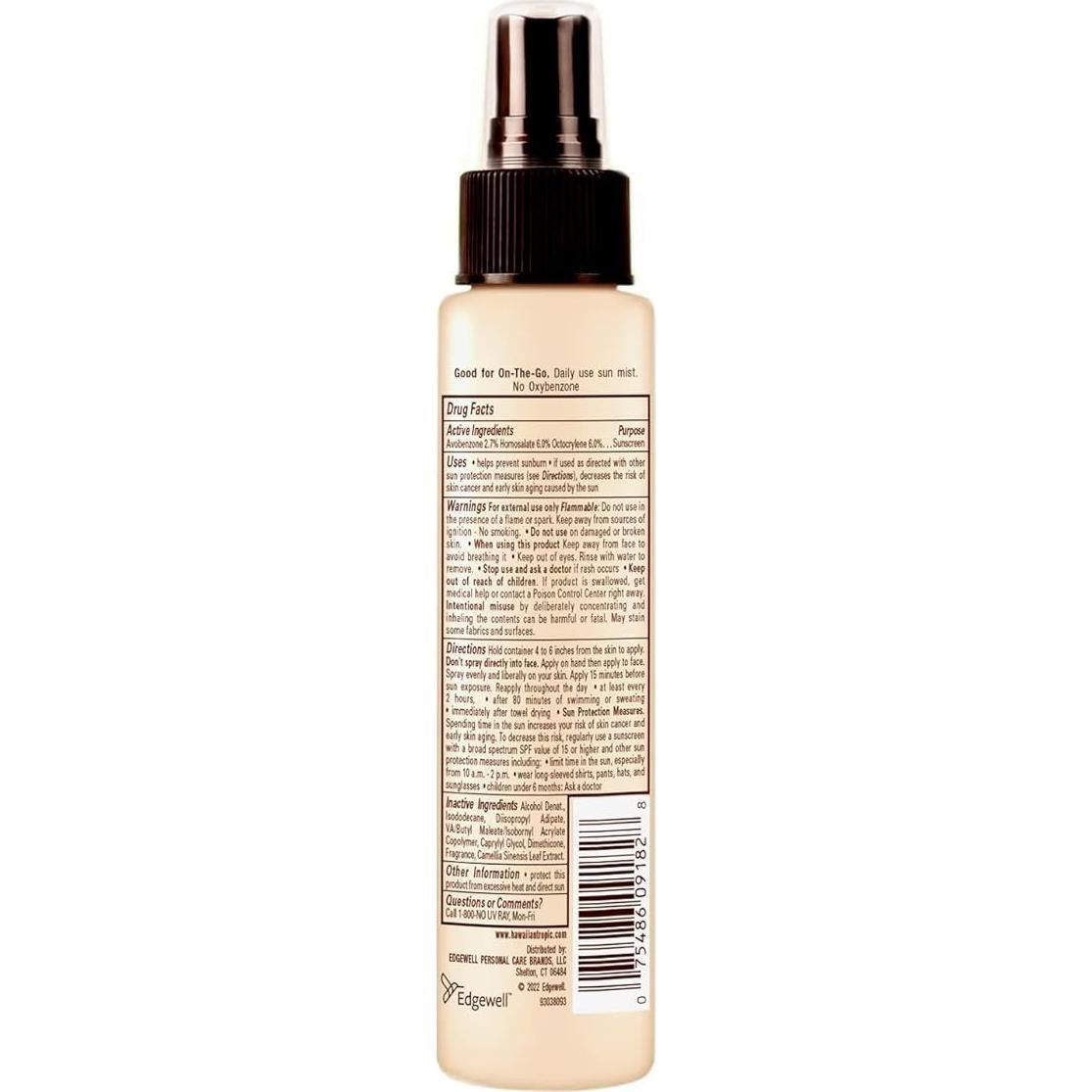 Protector Solar Mist Hawaiian Tropic SPF 30 - 100 ml x 2