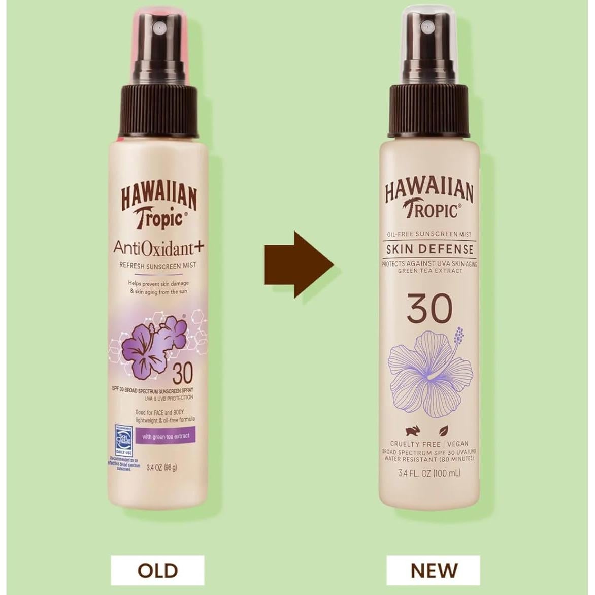 Protector Solar Mist Hawaiian Tropic SPF 30 - 100 ml x 2