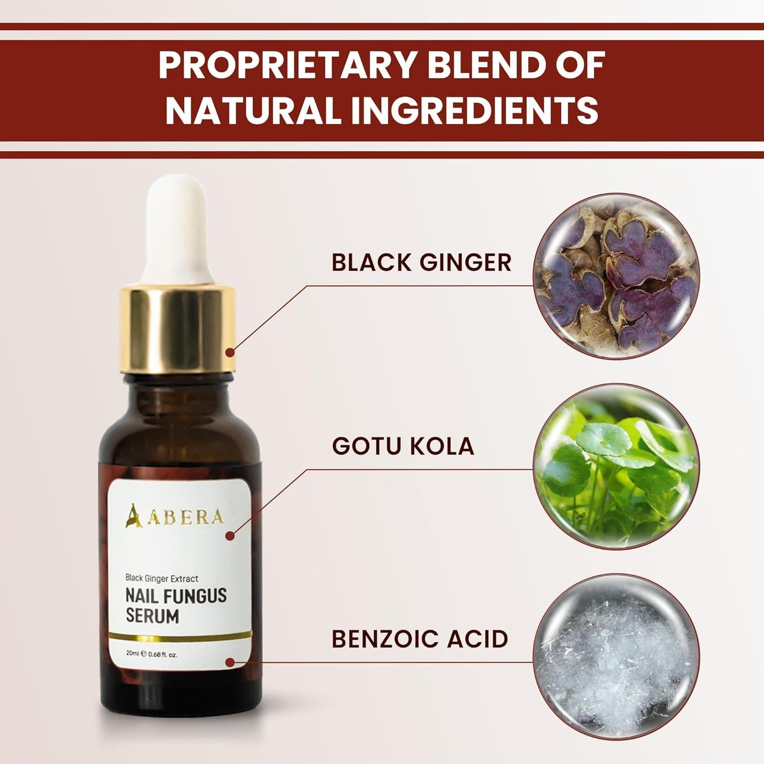 Suero Reparador de Uñas Abera - Cuidado Intensivo Rojo