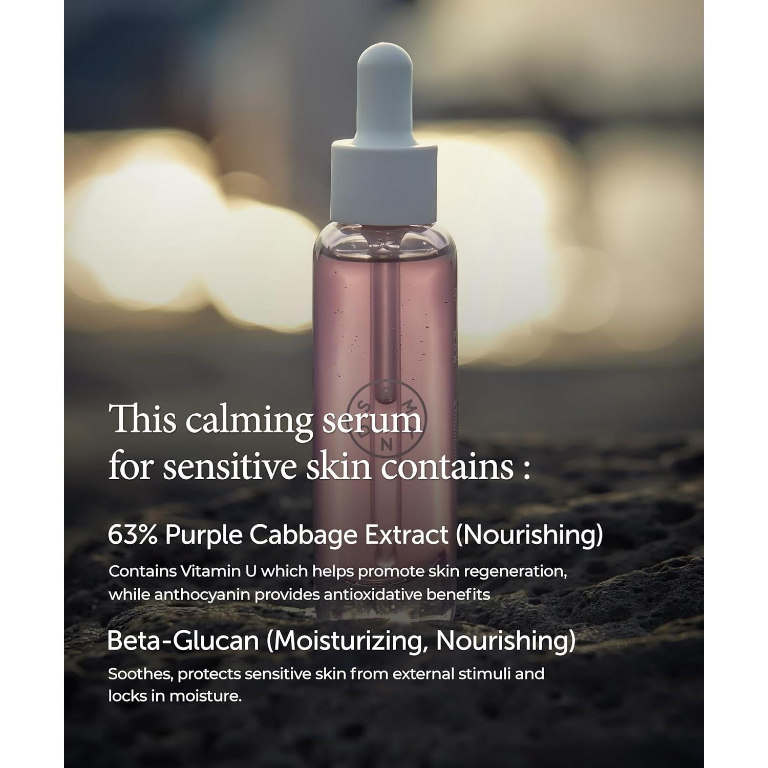 Set Sueros Coreanos de Cuidado de Piel - Repollo Morado y Chaga