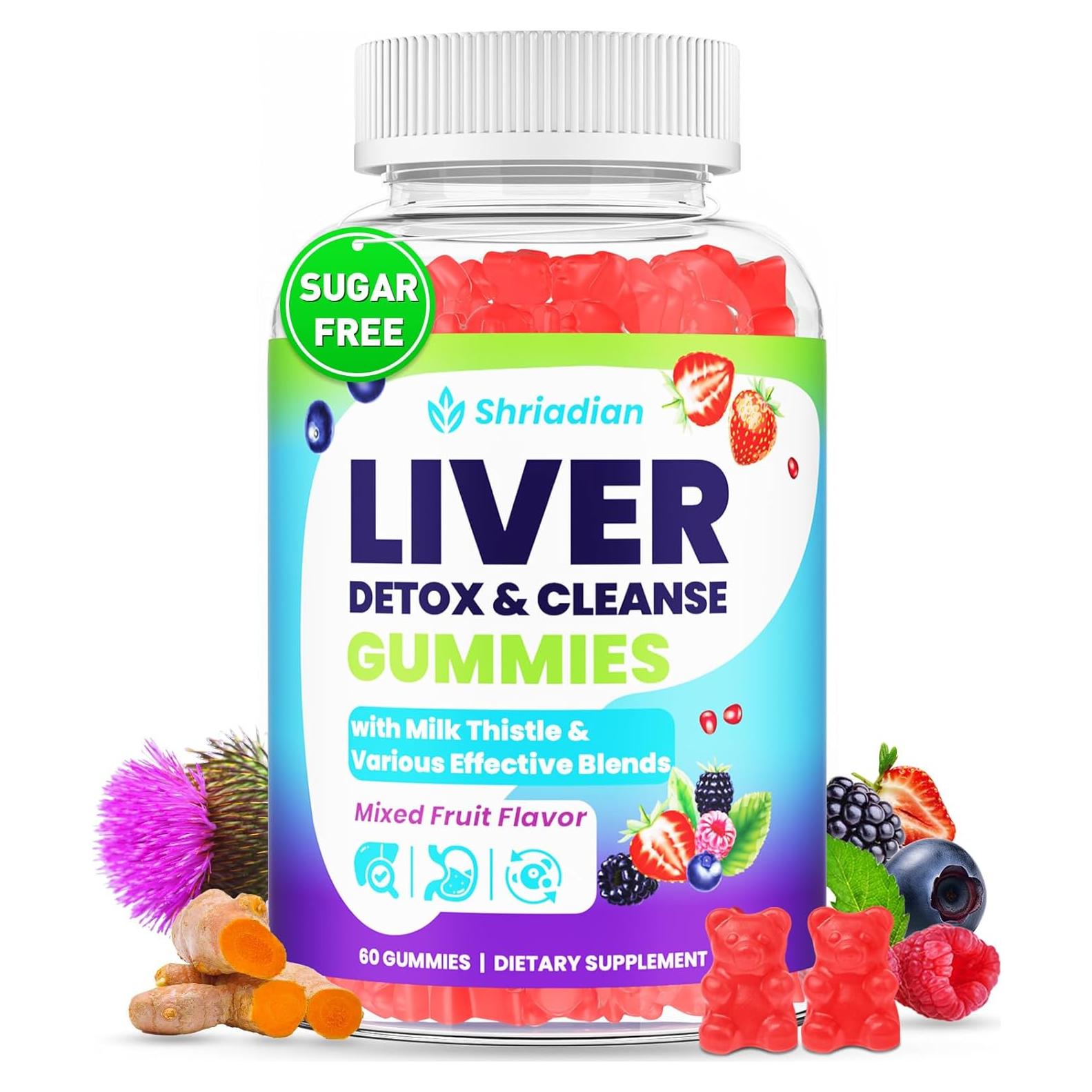 Gomitas Detox Hepáticas Shriadian 3000 mg - 60 Unidades