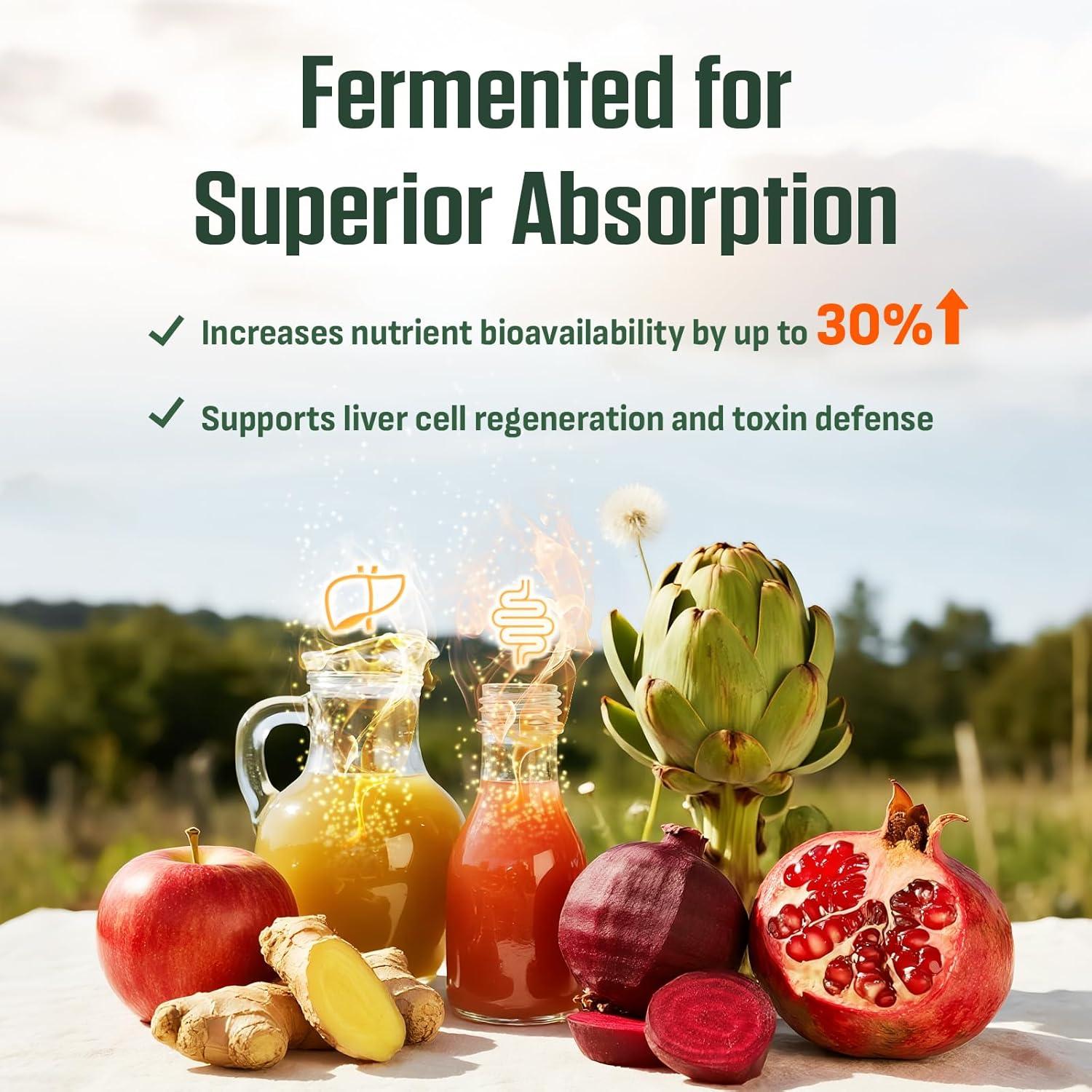 Suplemento Hepático Cardo Mariano 25 en 1 - 120 Cápsulas Veganas