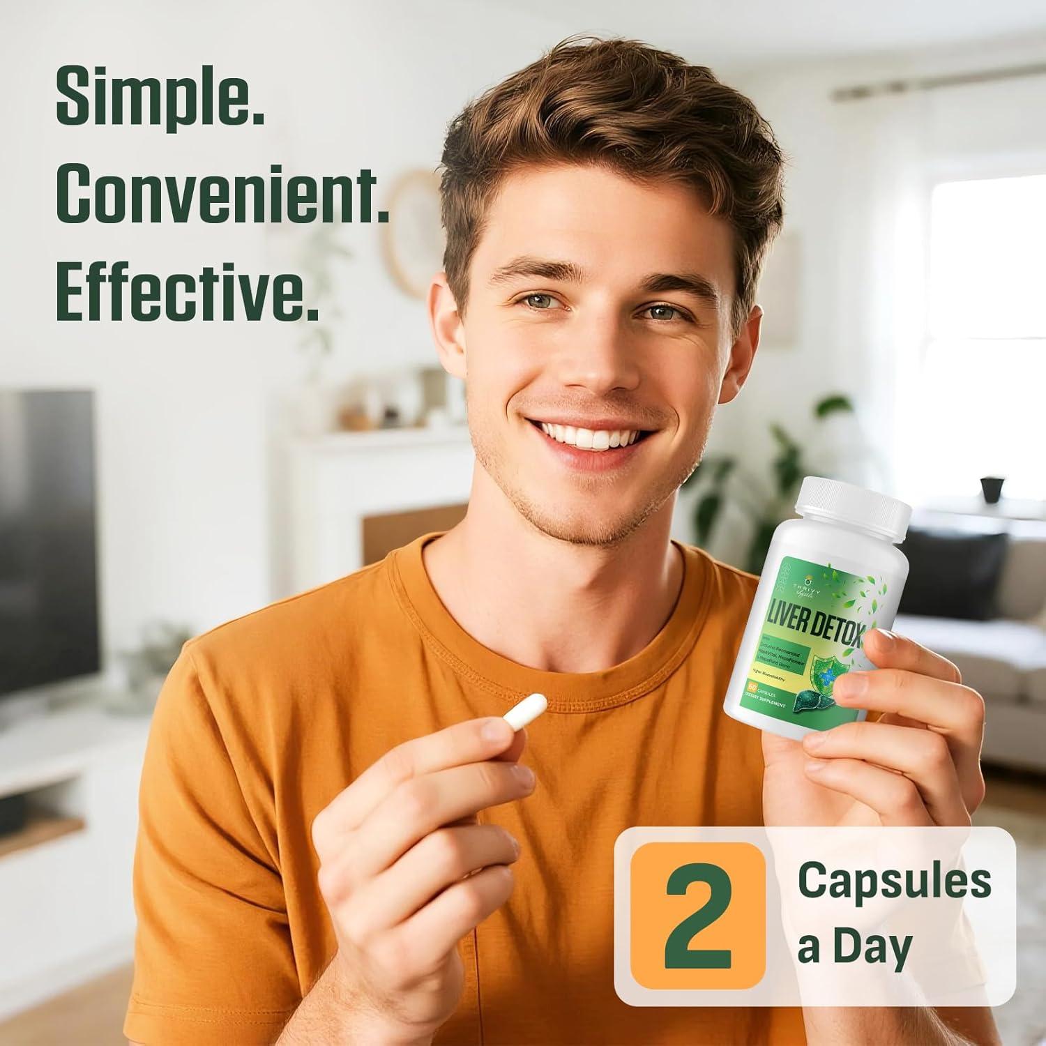 Suplemento Hepático Cardo Mariano 25 en 1 - 120 Cápsulas Veganas