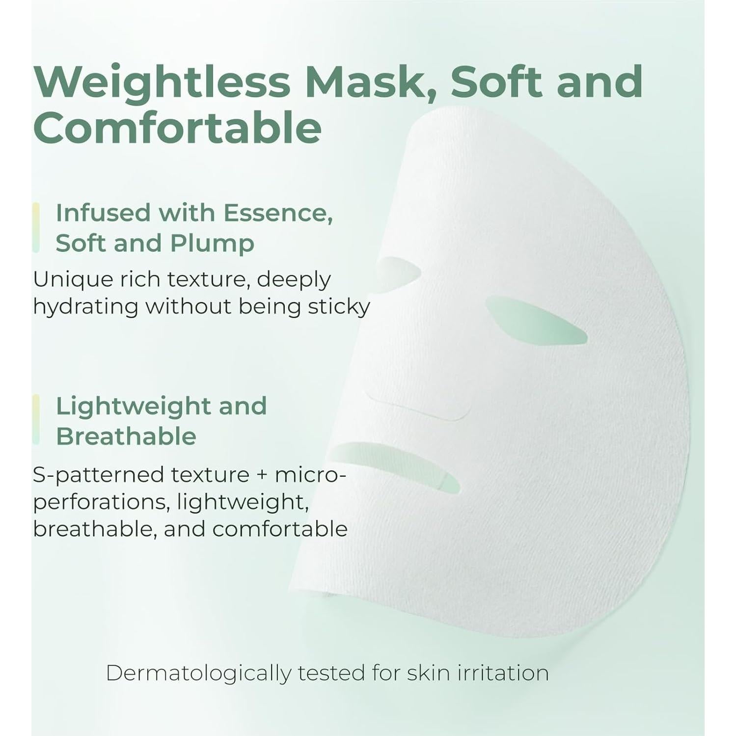 Mascarilla Hidratante Centella Asiática CHANDO 520mg 5Pcs