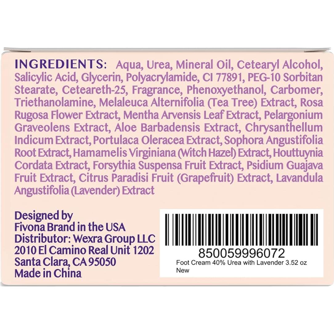 Crema para Pies Fivona Urea 40% y Ácido Salicílico 2%