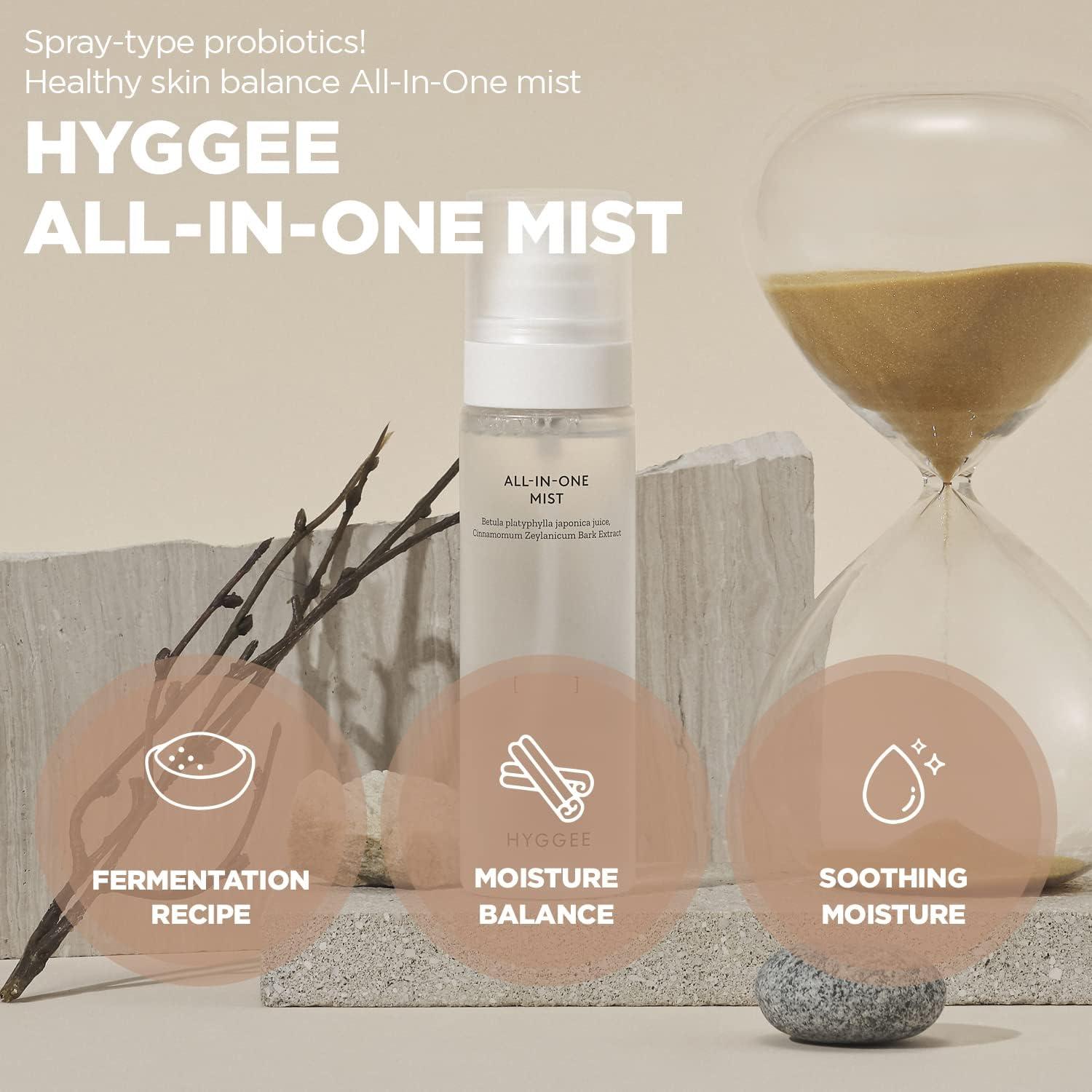 Mist Hidratante Todo en Uno Hyggee 100 ml - Probioticos y Savia de Abedul