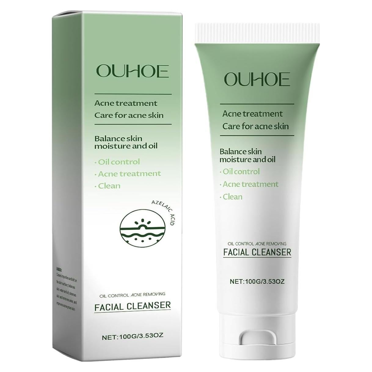 Limpiador Facial Control de Aceite Shantou 100 g - Ácido Azelaico y Salicílico