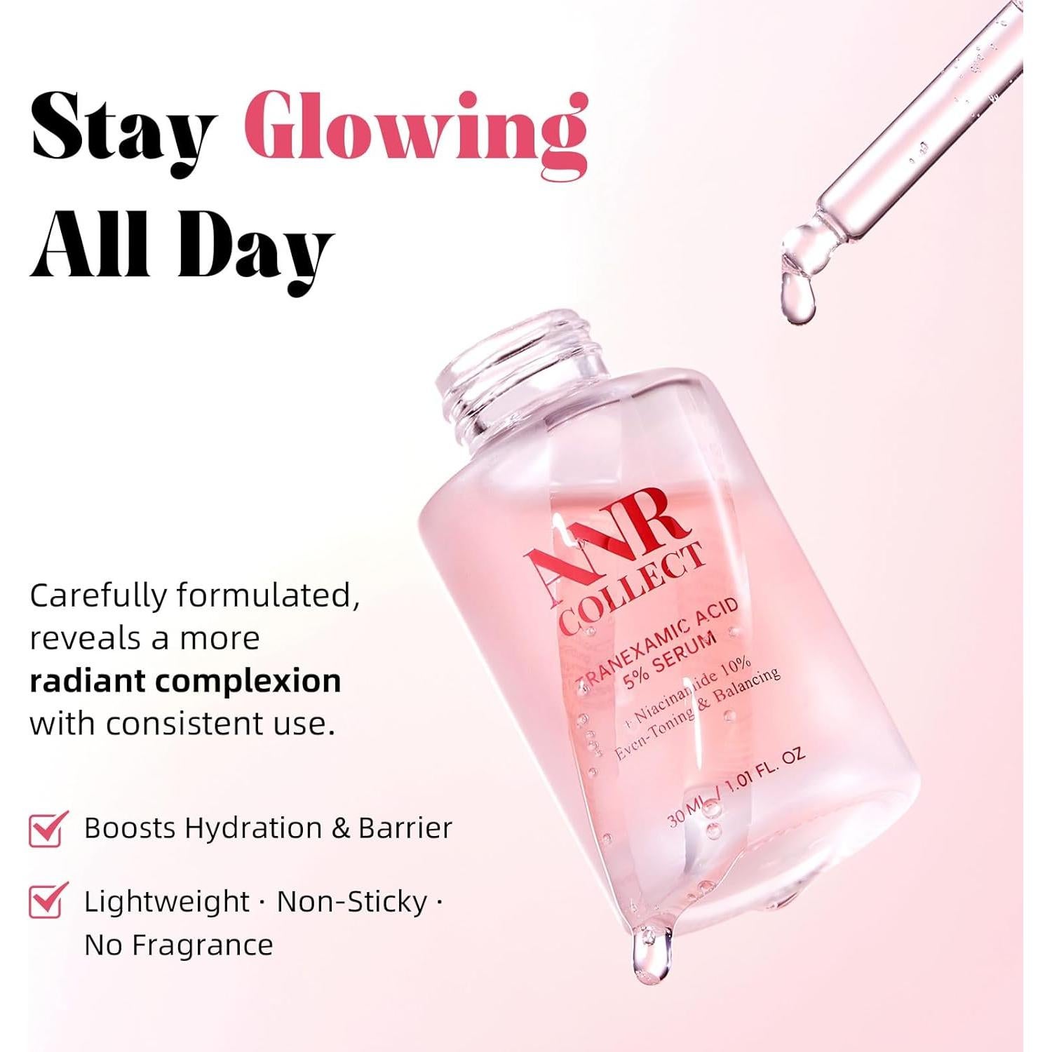 Suero Iluminador de Piel ANRCOLLECT 30ml - 5% TXA y 10% Niacinamida