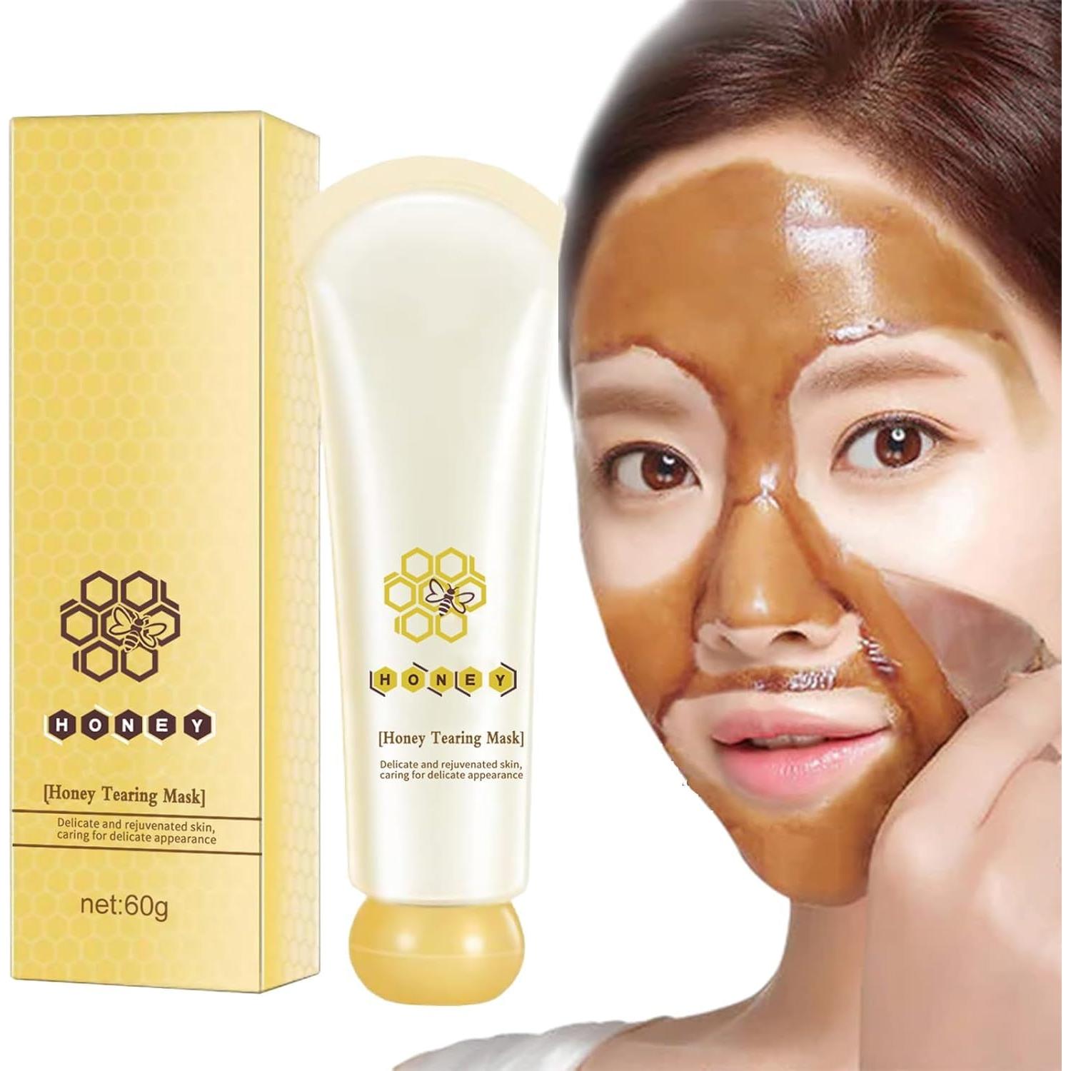 Máscara Tearing Peel de Miel TOWELL 60g - Control de Aceite Facial