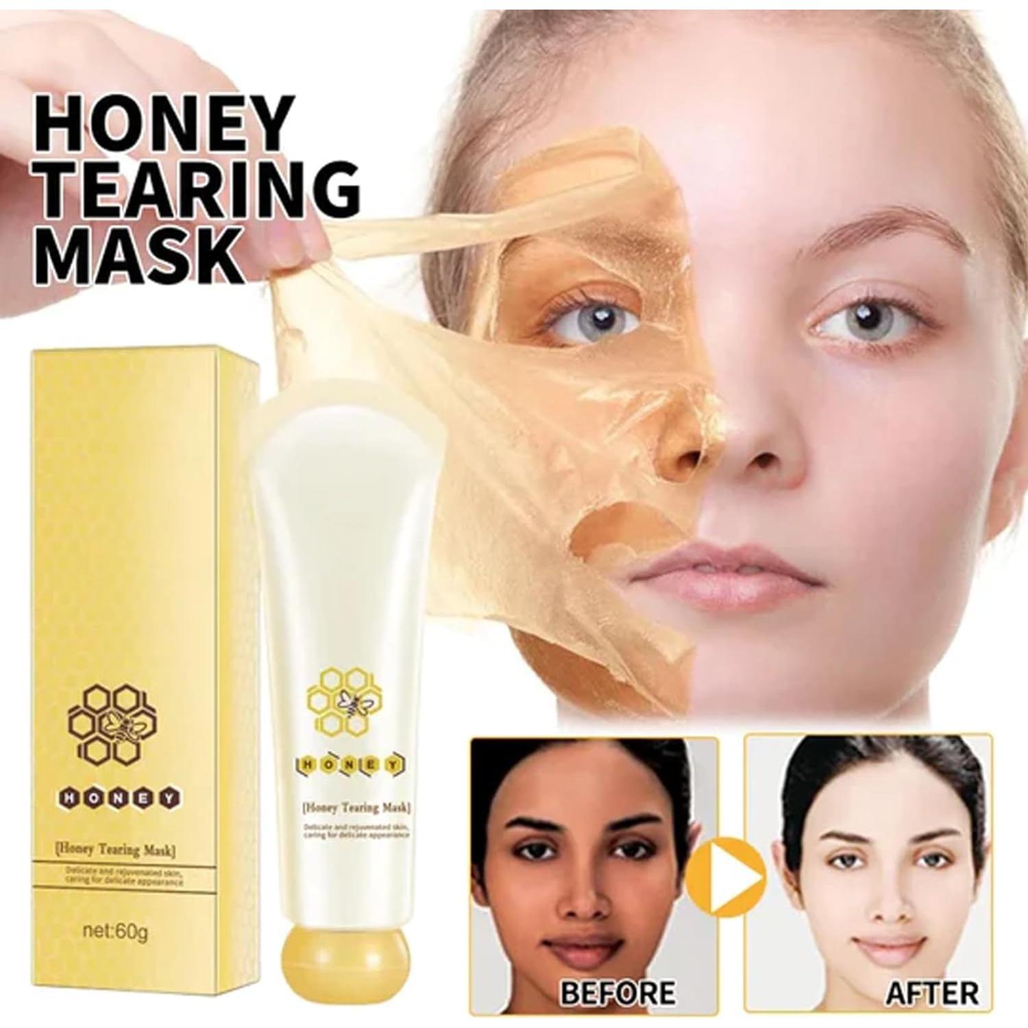 Máscara Tearing Peel de Miel TOWELL 60g - Control de Aceite Facial