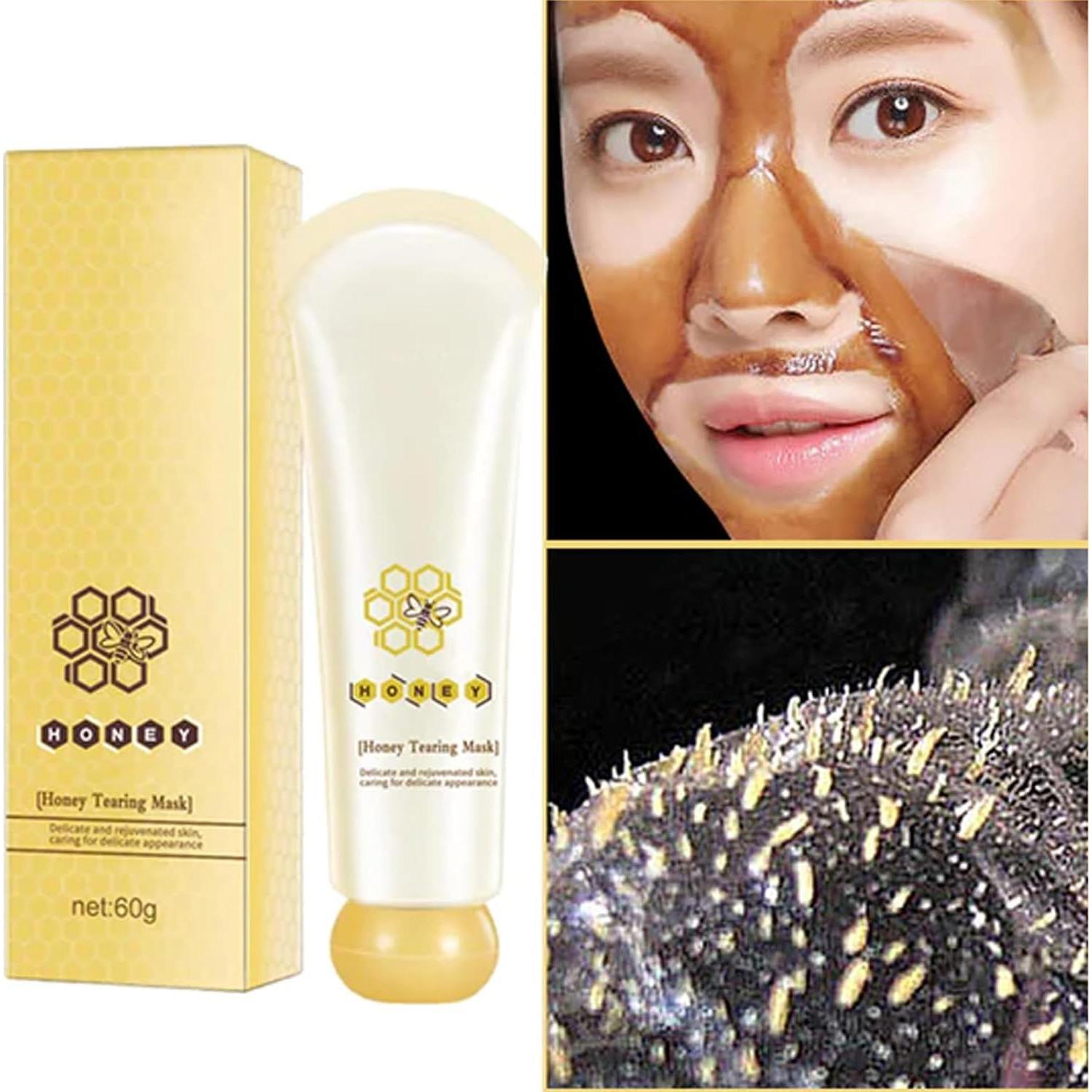 Máscara Tearing Peel de Miel TOWELL 60g - Control de Aceite Facial