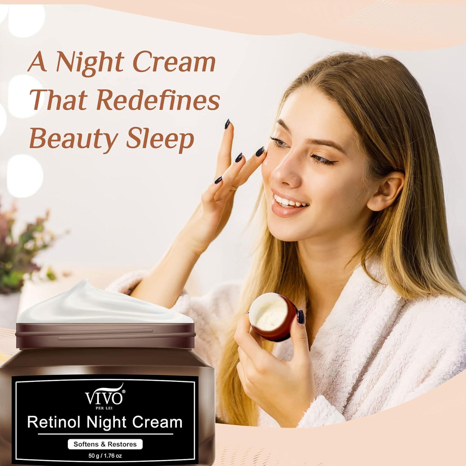 Crema Nocturna Antienvejecimiento Vivo Per Lei 50g Retinol