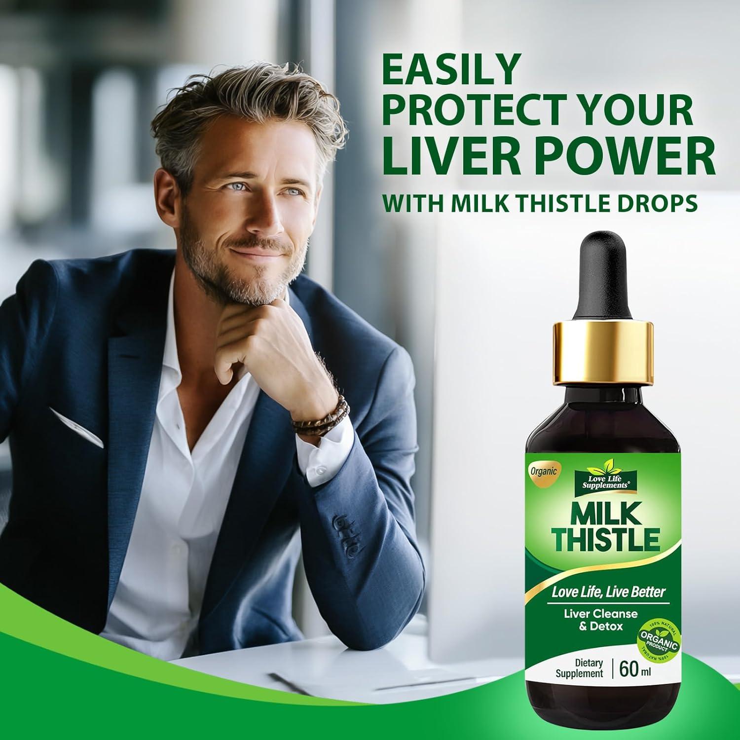 Suplemento Líquido de Cardo Mariano Love Life 59.15 mL