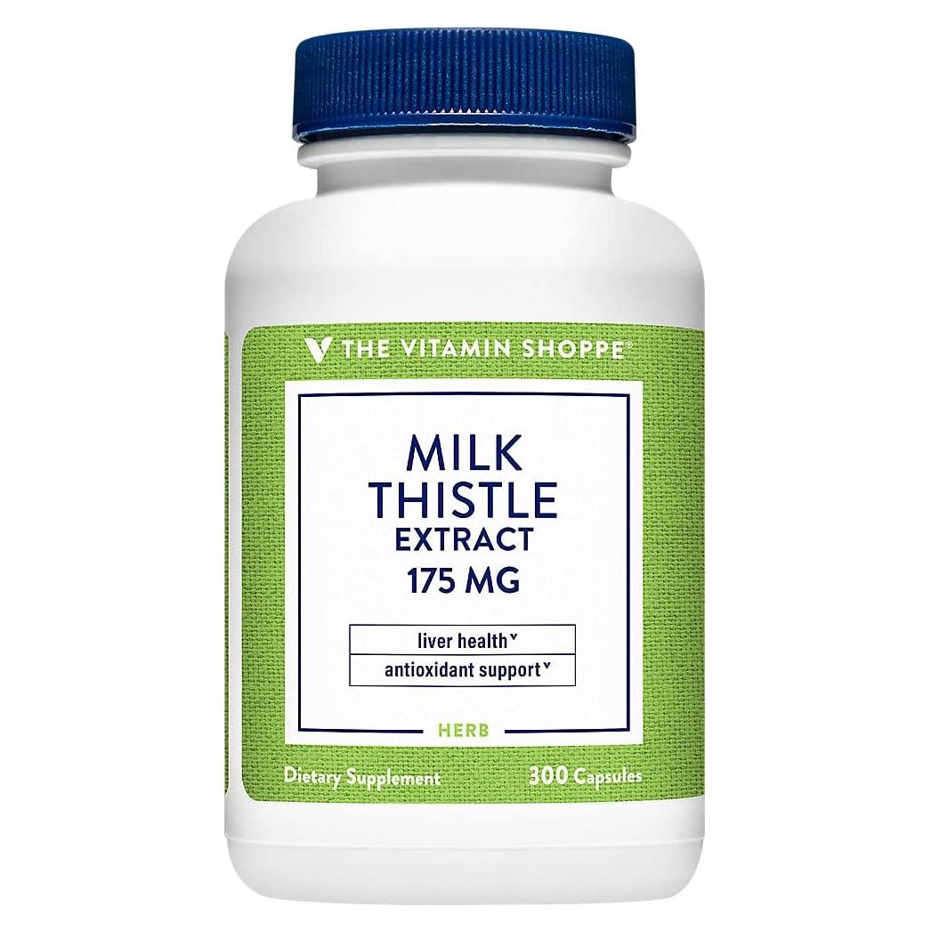 Extracto de Cardo Mariano The Vitamin Shoppe 175 MG 300 Cápsulas