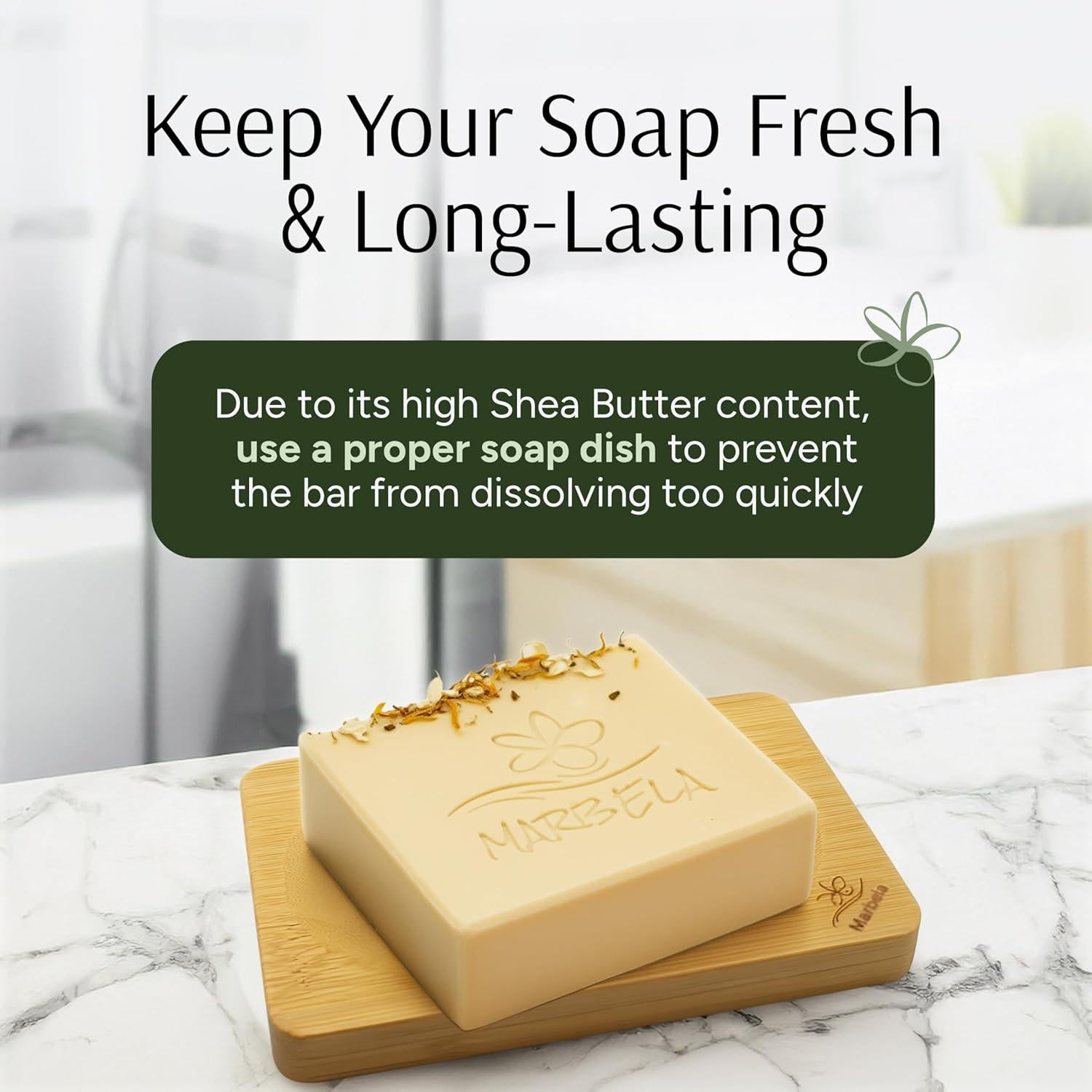 Jabón Natural Marbela de Jazmín Silvestre 99.22 g - Vegano