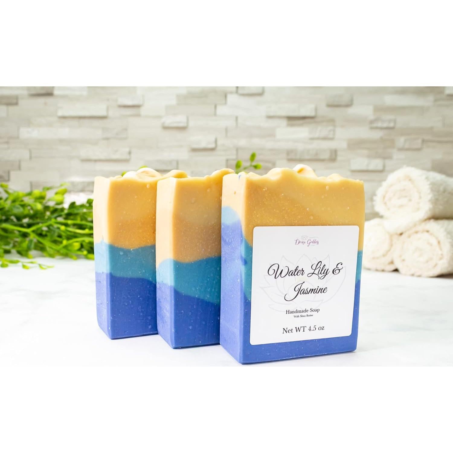 Jabón Artesanal Lirio de Agua y Jazmín 113 g - Cuidado Personal