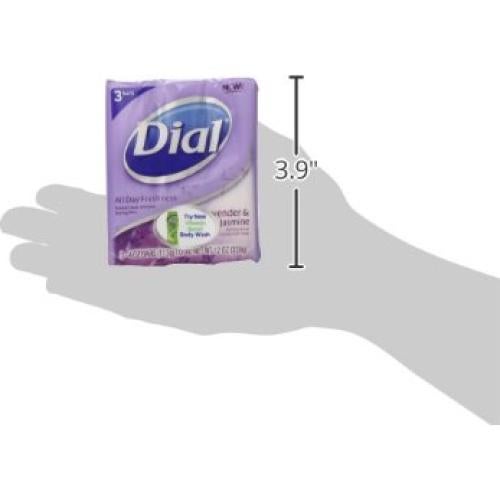 Jabón Antibacteriano Dial Lavanda y Jazmín 3 Piezas 340g