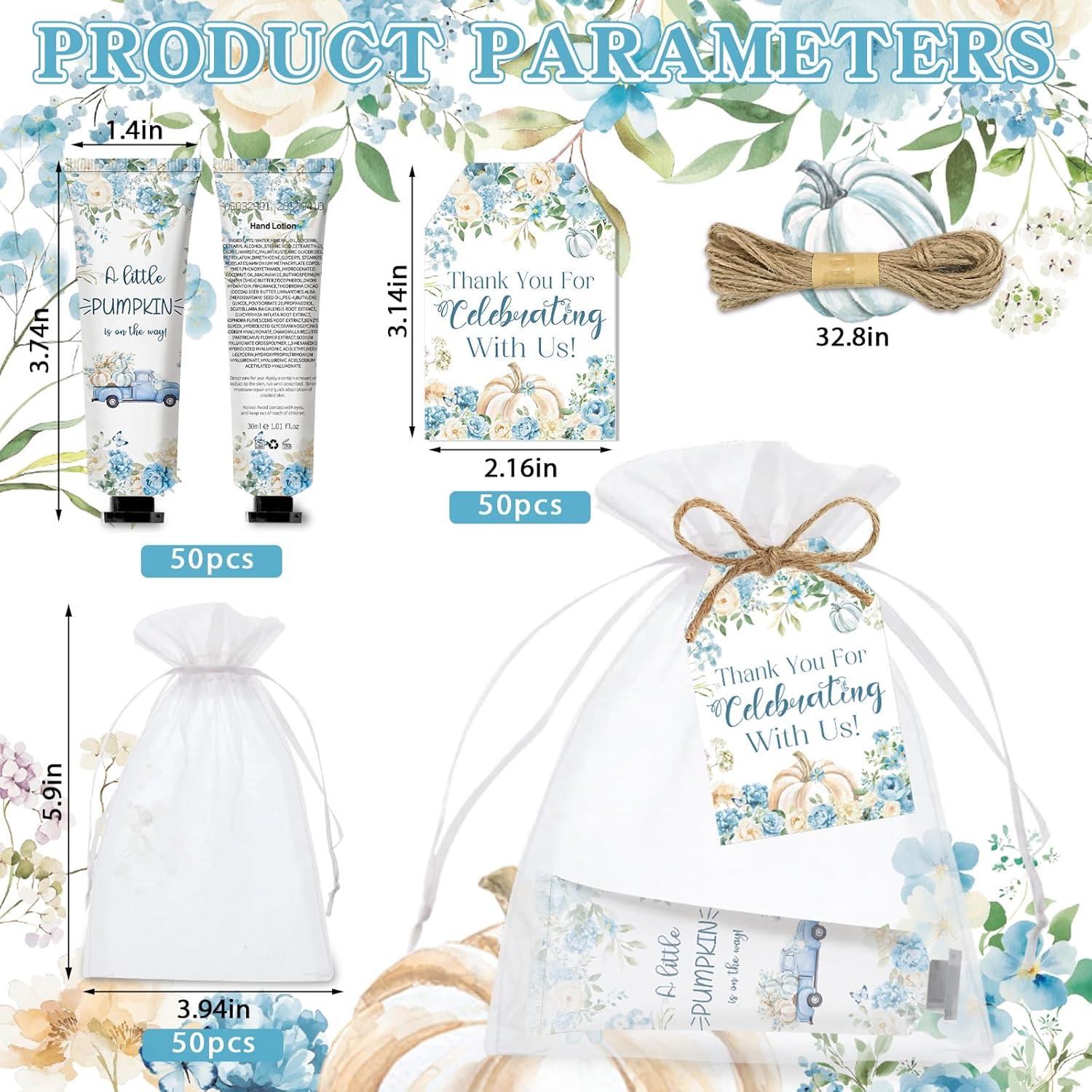 50 Sets Crema de Manos Otoñal Nlicrst Regalo Agradecimiento