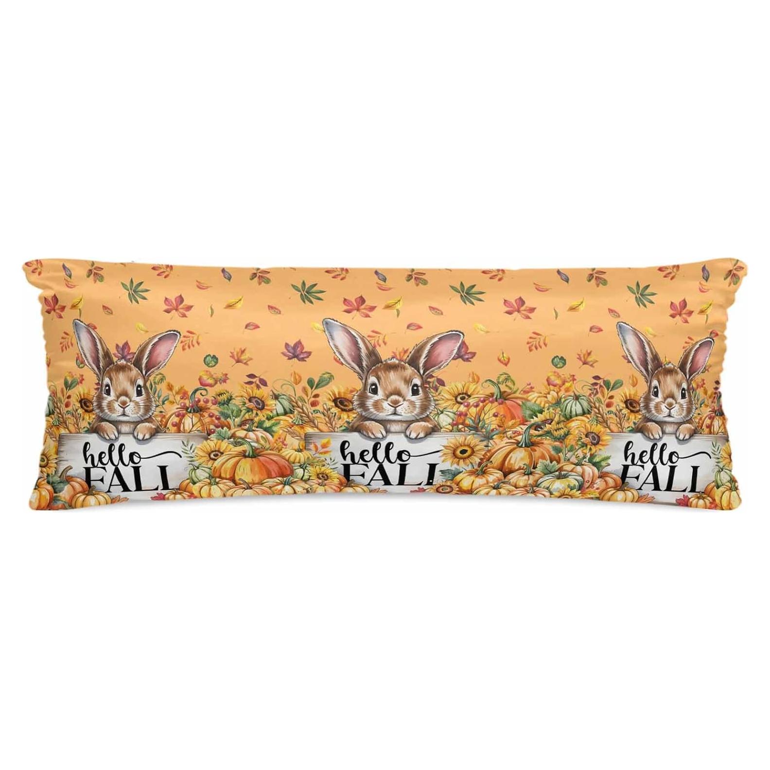 Funda de Almohada Larga de Satén Naranja mklilsorfe 137.2x50.8cm