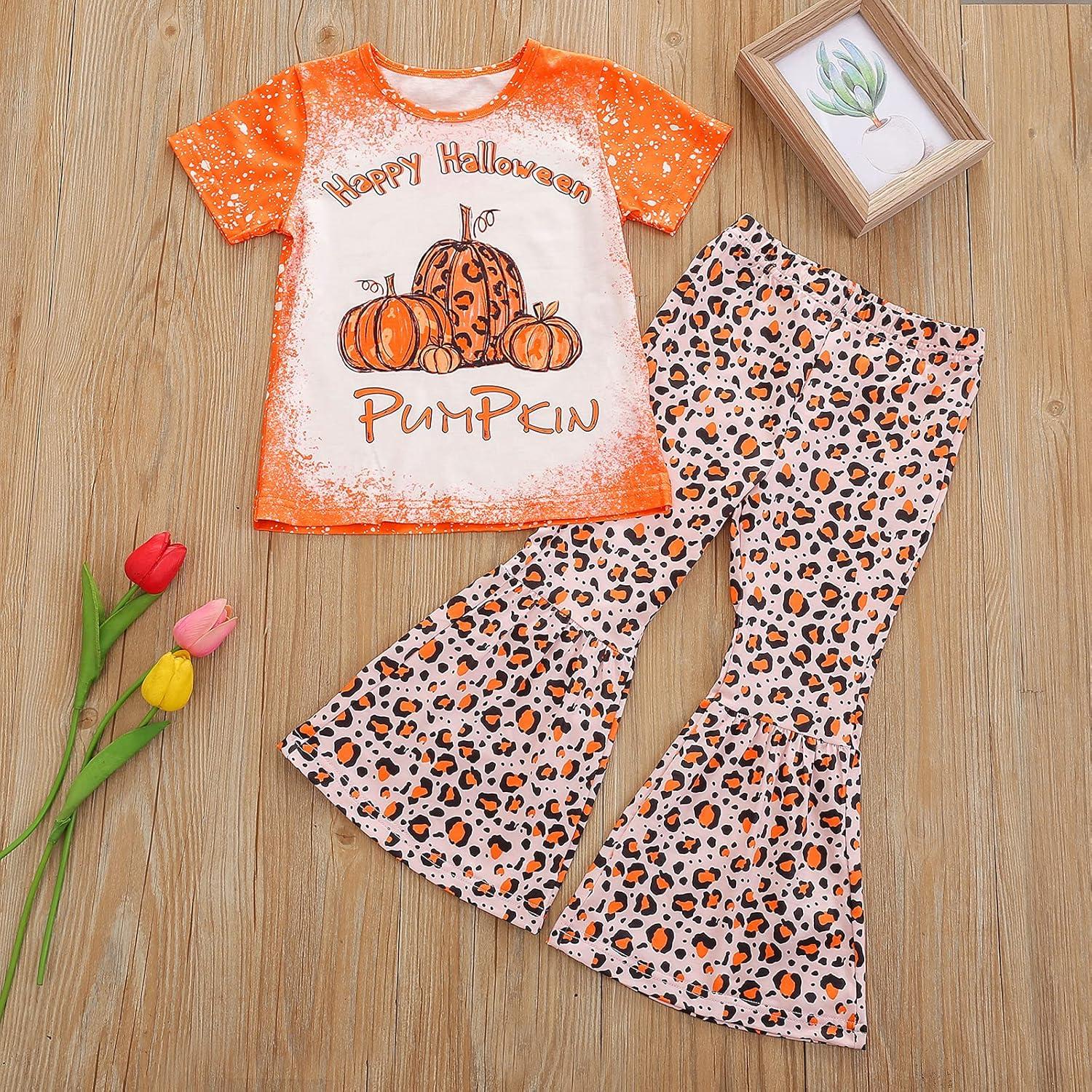 Conjunto 2 Piezas Niña Xiaodriceee Camiseta y Pantalones Acampanados