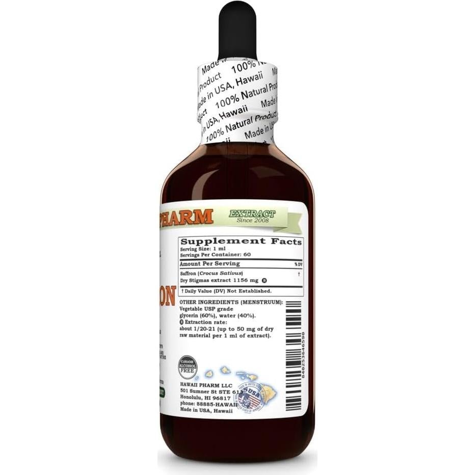 Extracto Líquido de Azafrán Satiereal Hawaii Pharm 59 ml