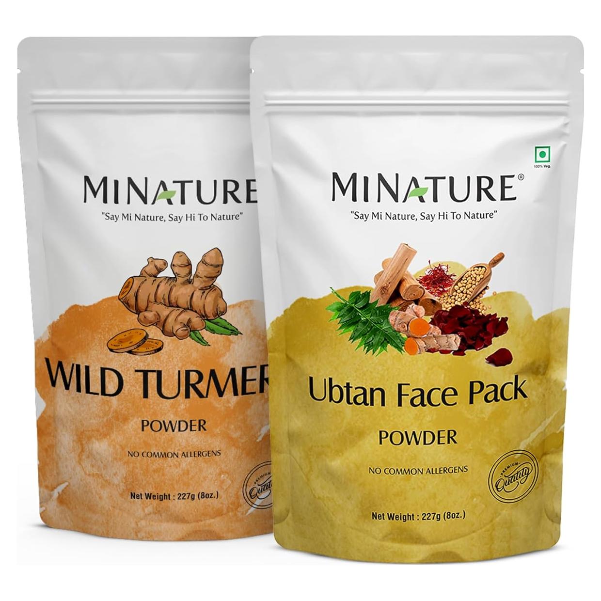 Combo Ubtan y Cúrcuma Silvestre 100g - Piel Clara y Fresca