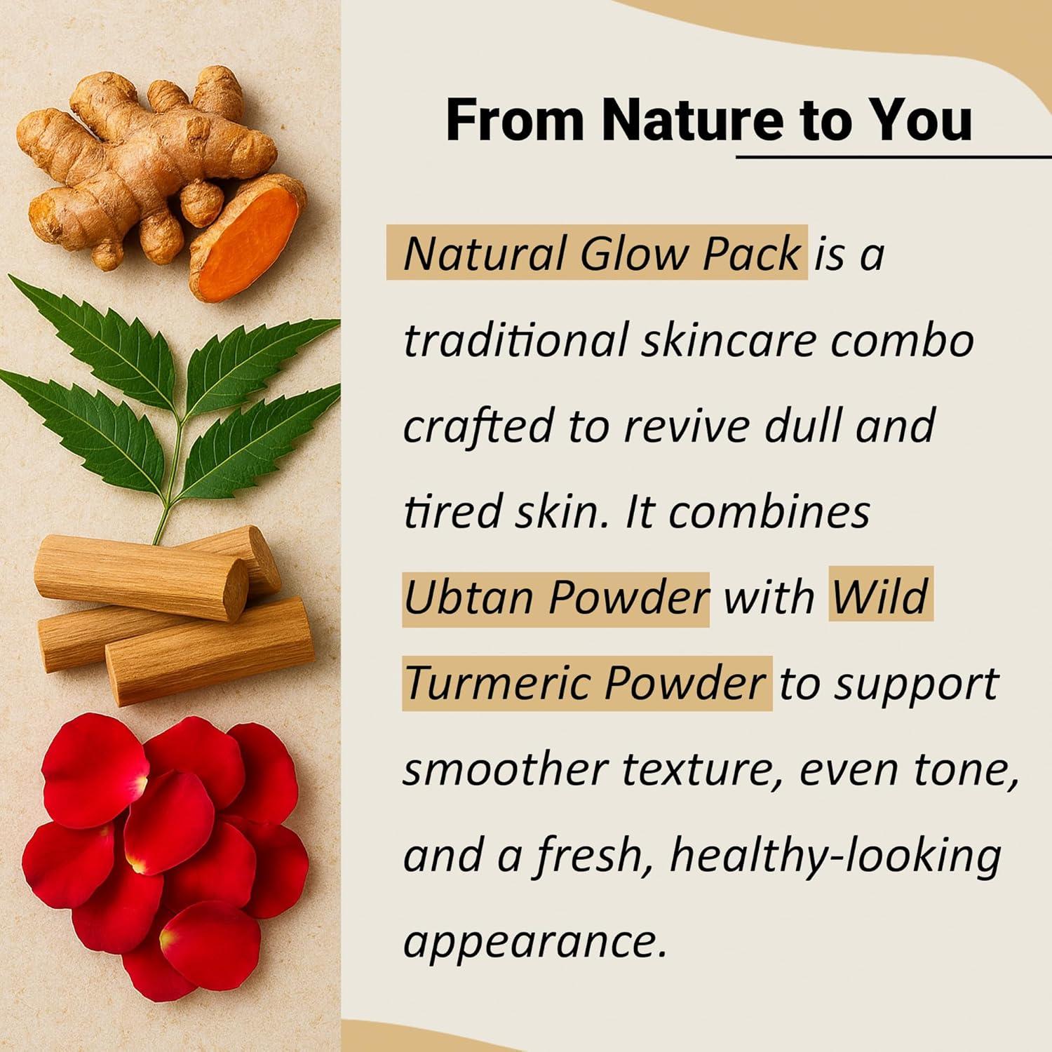 Combo Ubtan y Cúrcuma Silvestre 100g - Piel Clara y Fresca