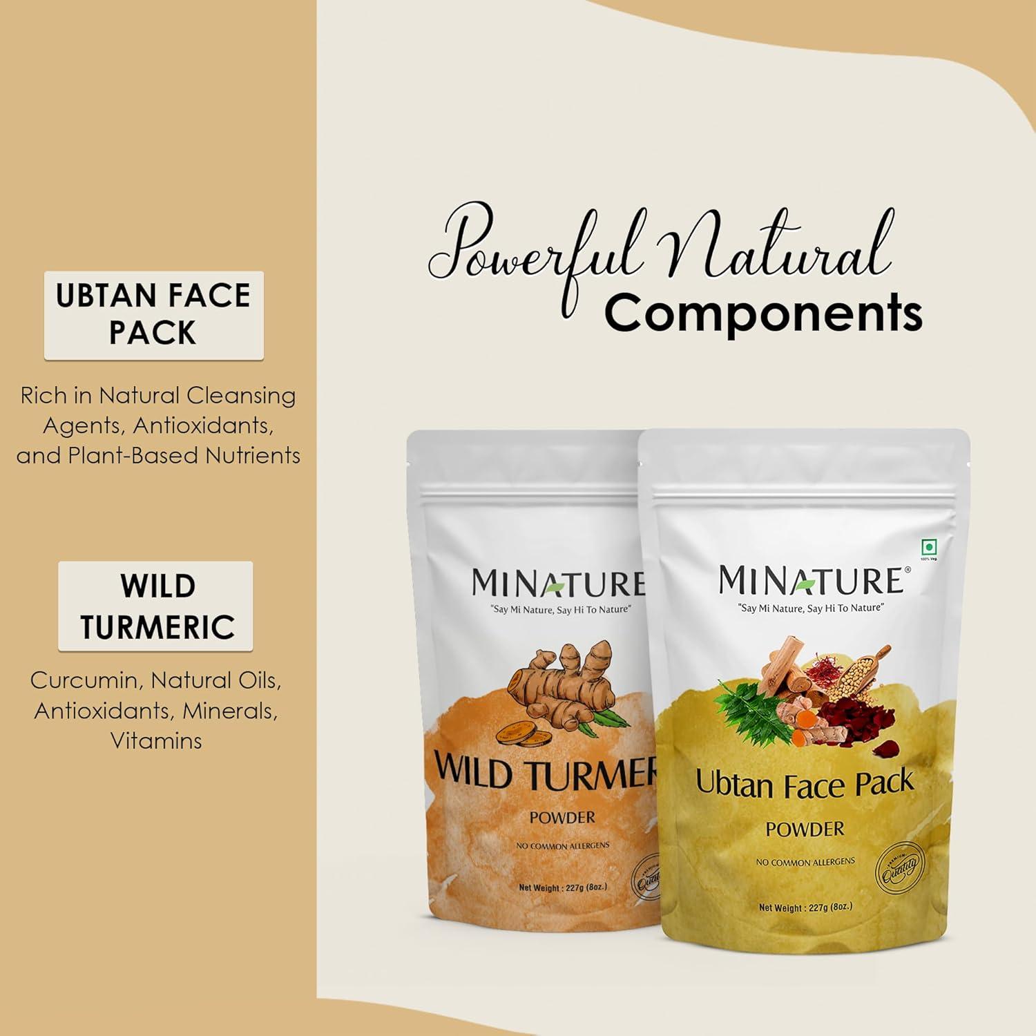 Combo Ubtan y Cúrcuma Silvestre 100g - Piel Clara y Fresca