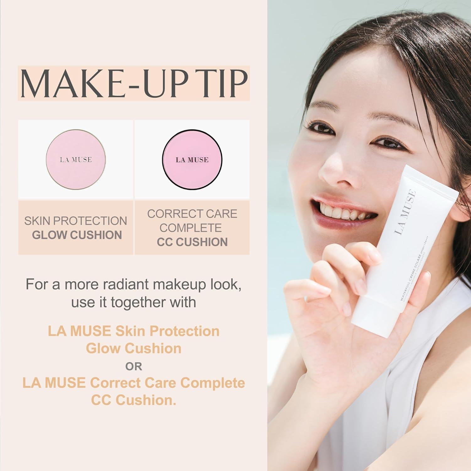 Crema Solar Waterfull & Cushion CC LA MUSE - Protección UV