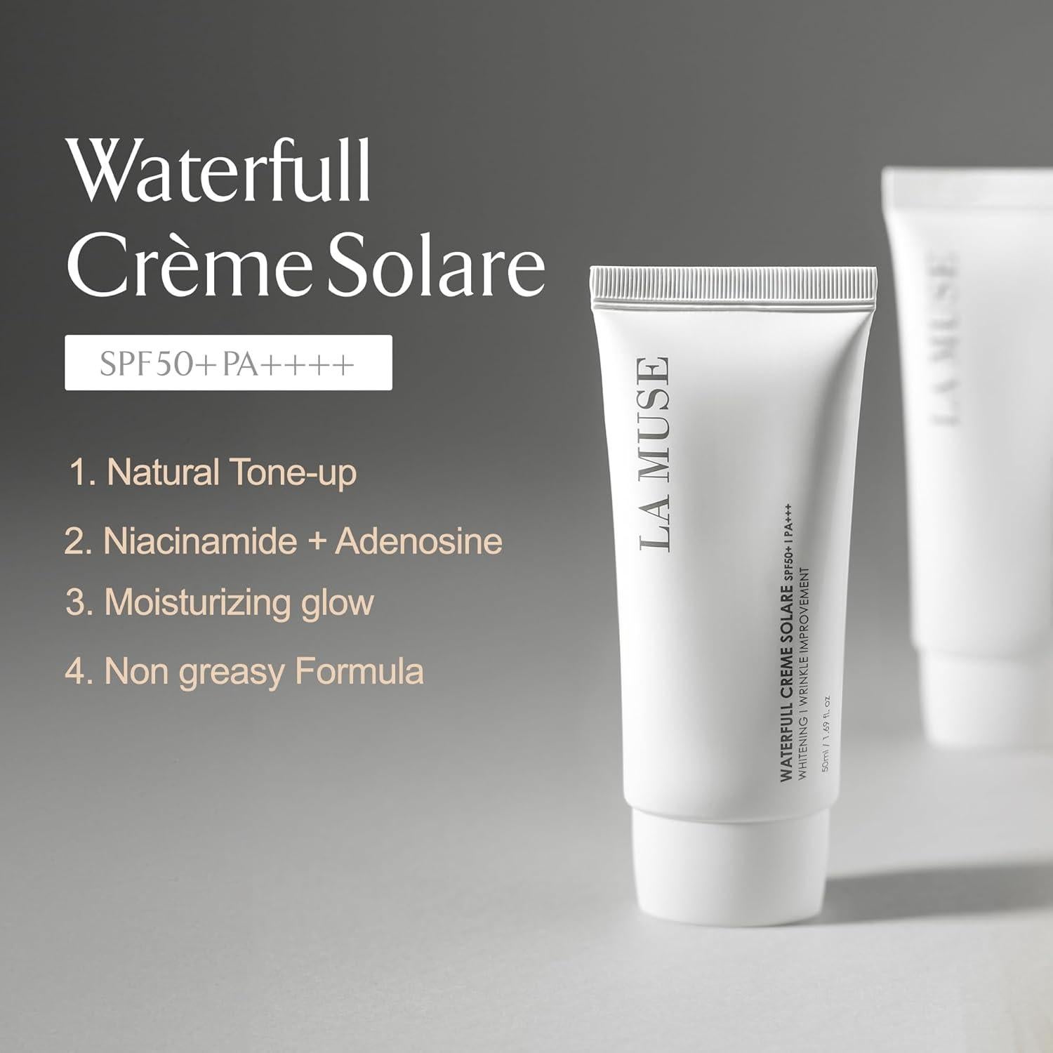 Crema Solar Waterfull & Cushion CC LA MUSE - Protección UV