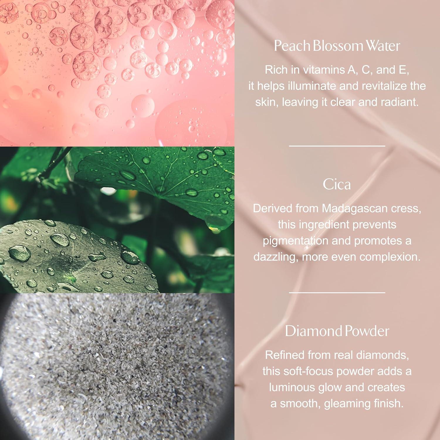 Dúo Crema Tonificante Rosa Durazno y Base Cushion Glow