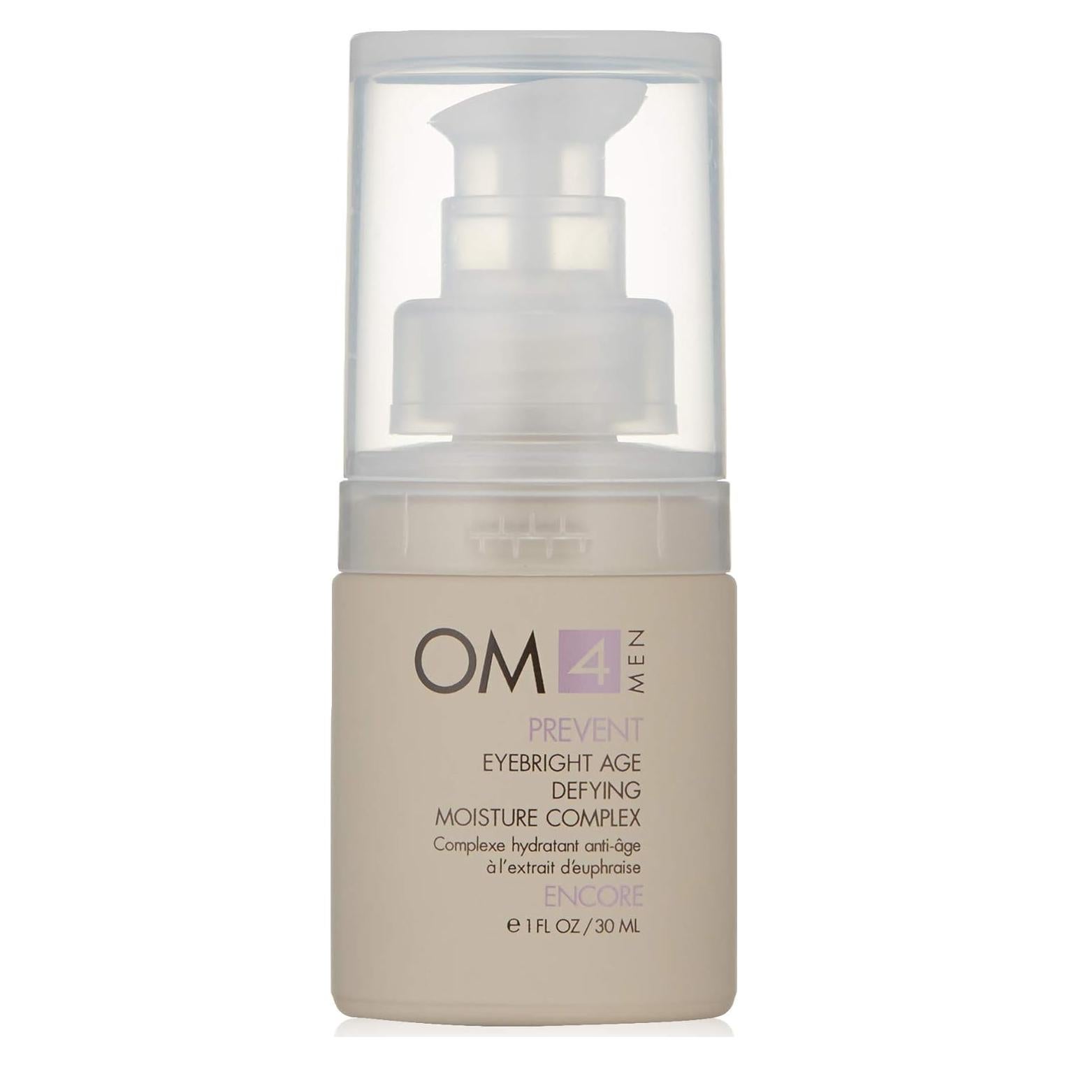 Crema para Ojos Hidratante Organic Male OM4 108g - Anti-Envejecimiento