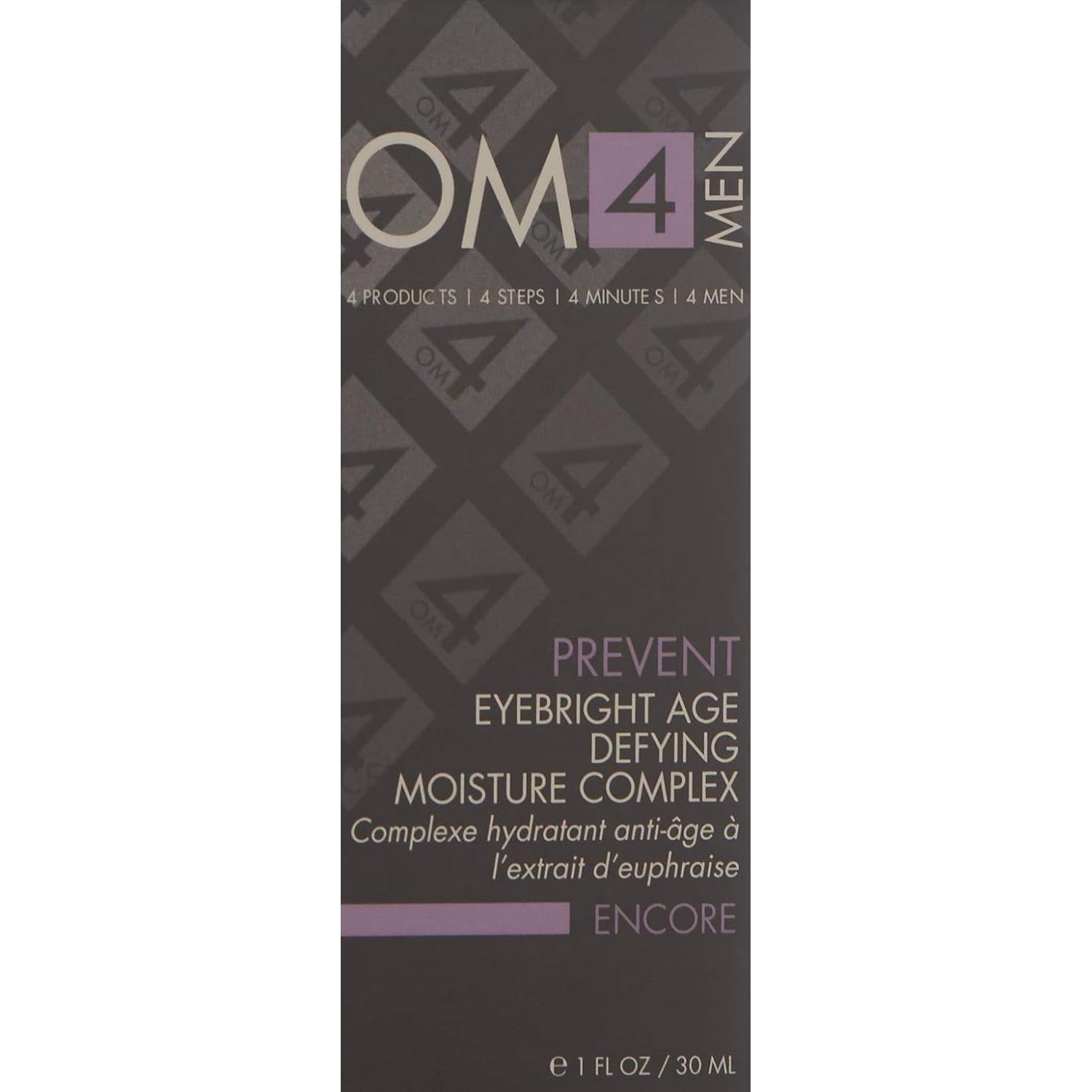Crema para Ojos Hidratante Organic Male OM4 108g - Anti-Envejecimiento