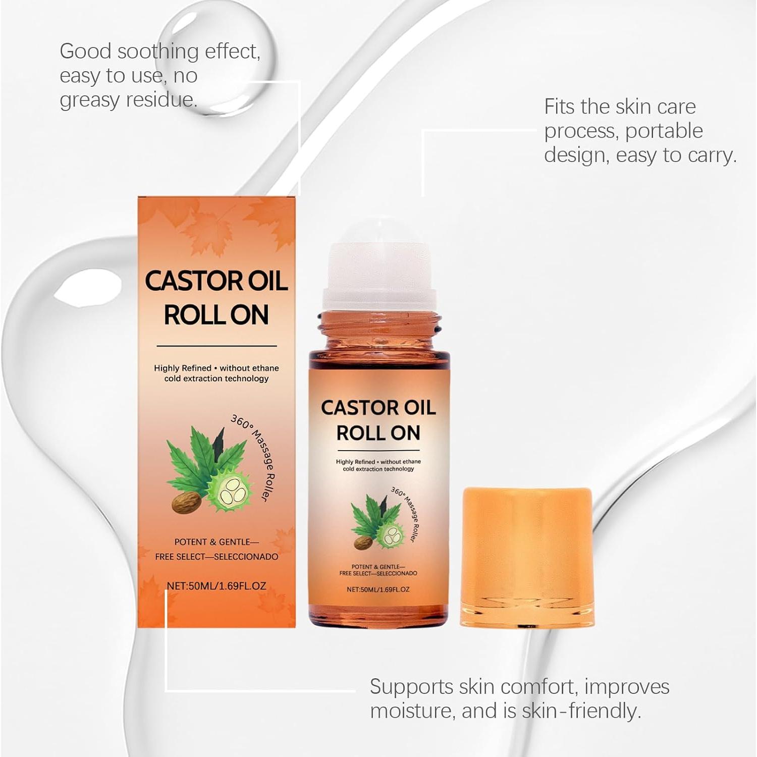 Aceite de Ricino Orgánico Roll-On EELHOE 48 g Hidratante