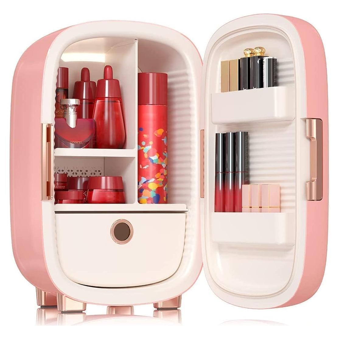 Refrigerador de Belleza JSTPRO 12L Rosa Compacto 10°C