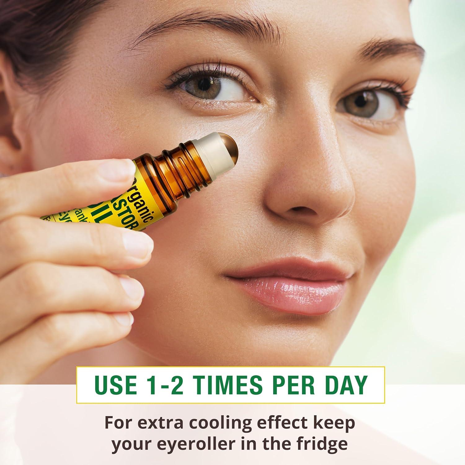 Roll On Aceite de Ricino Orgánico Seven Minerals 10 ml - Antiarrugas