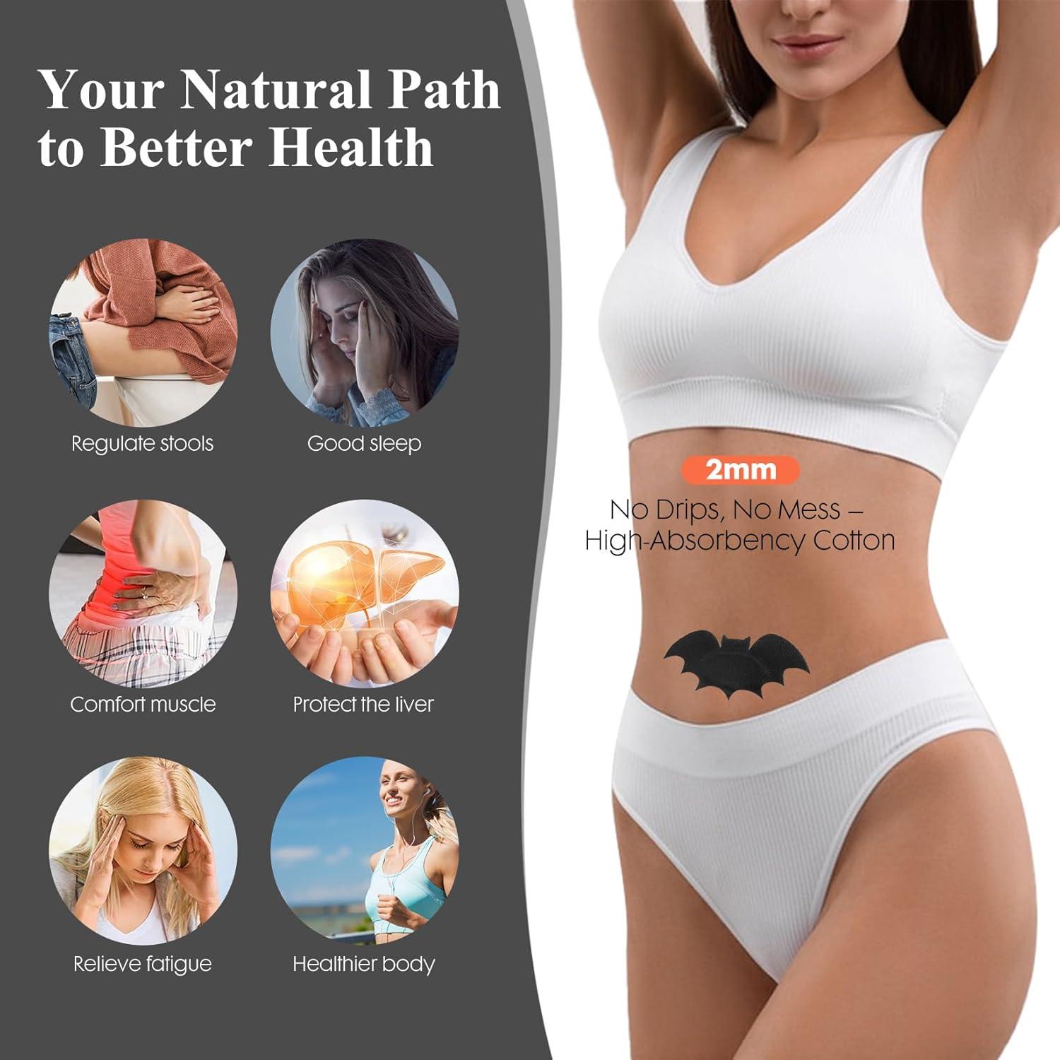 Juego de Aceite de Ricino Orgánico 4oz + 30 Parches Murciélago