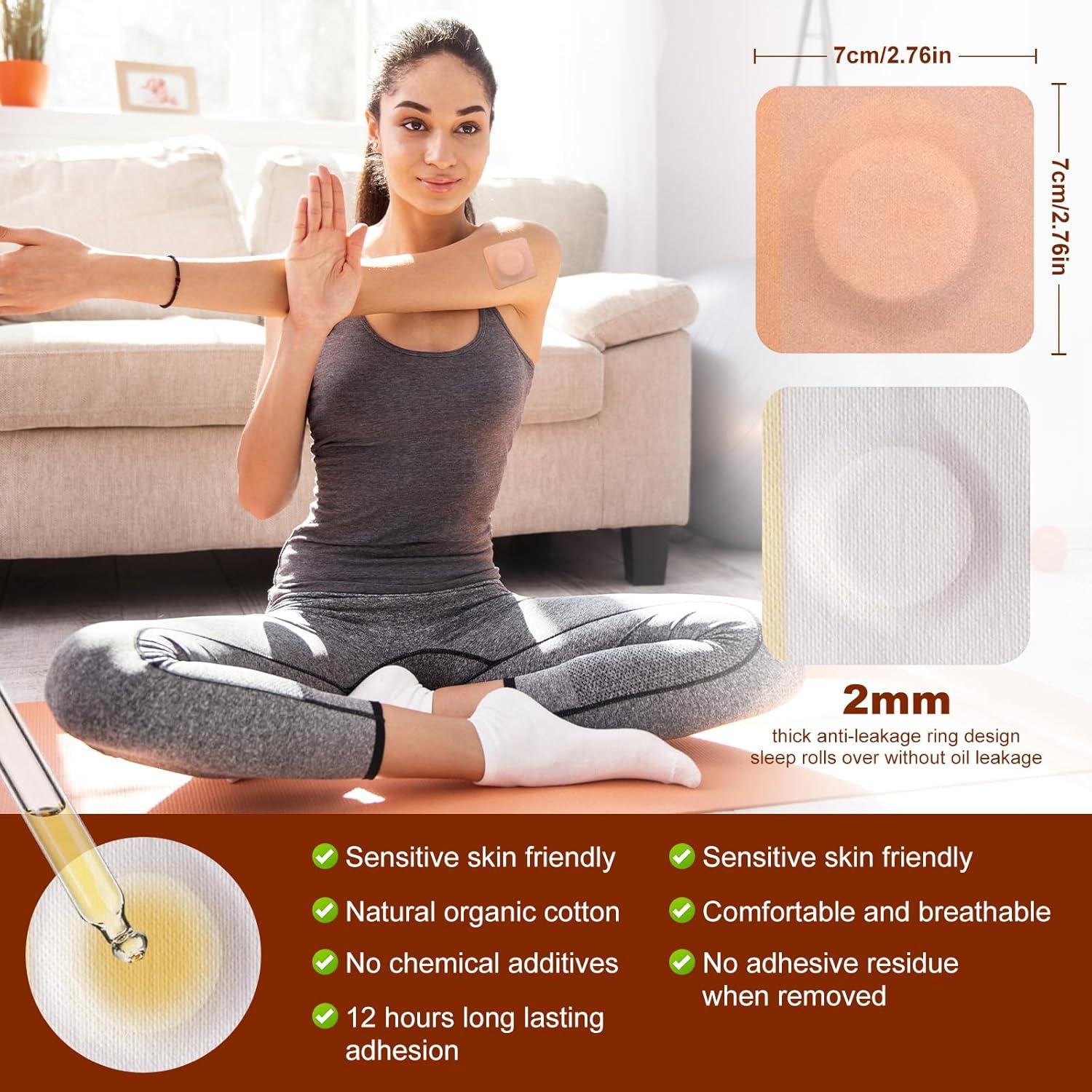 Parche de Aceite de Ricino Congotto 50PCS 7x7cm Absorbente