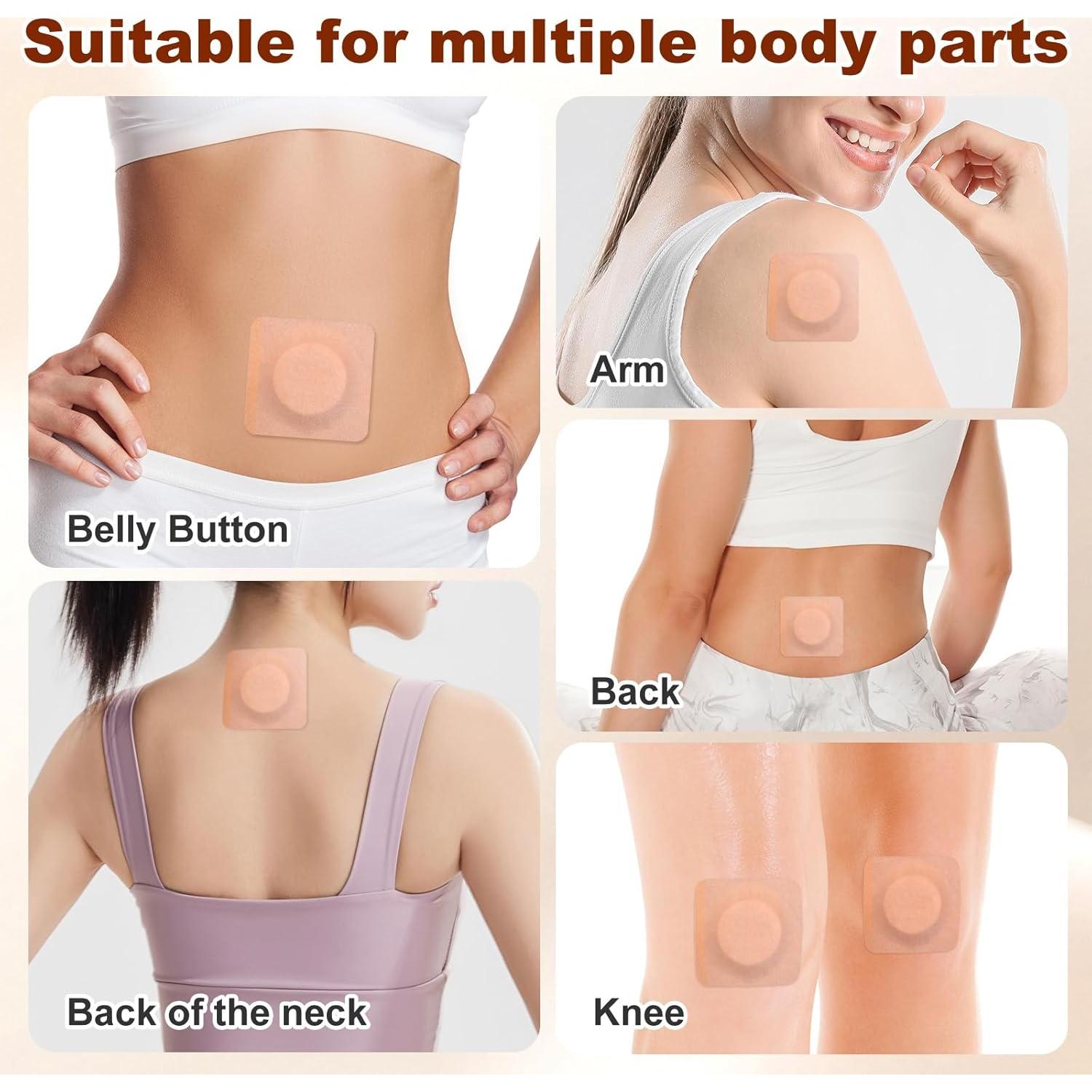 Parche de Aceite de Ricino Congotto 50PCS 7x7cm Absorbente