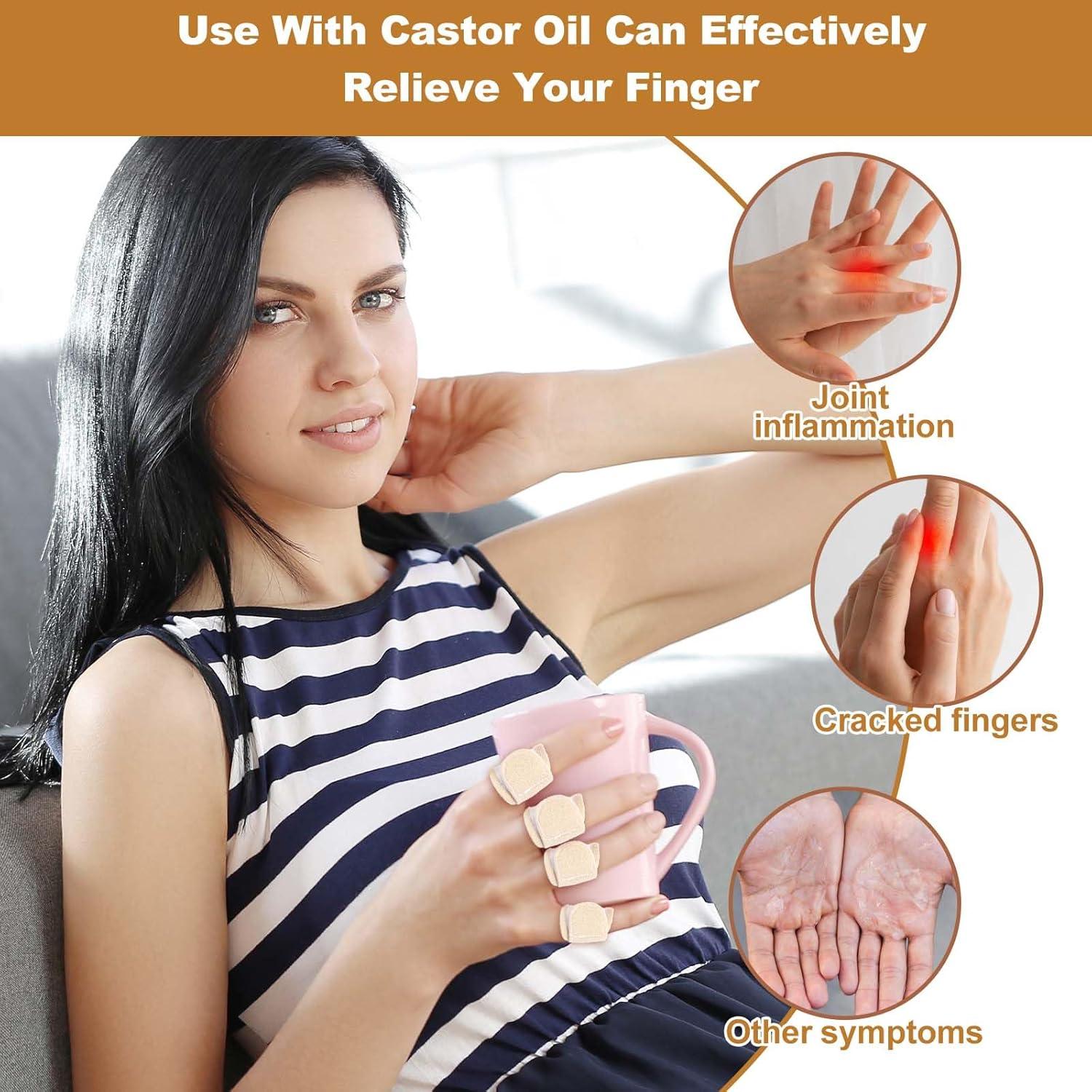 10 Piezas Envolturas de Aceite de Ricino Prasacco 10.6x4cm