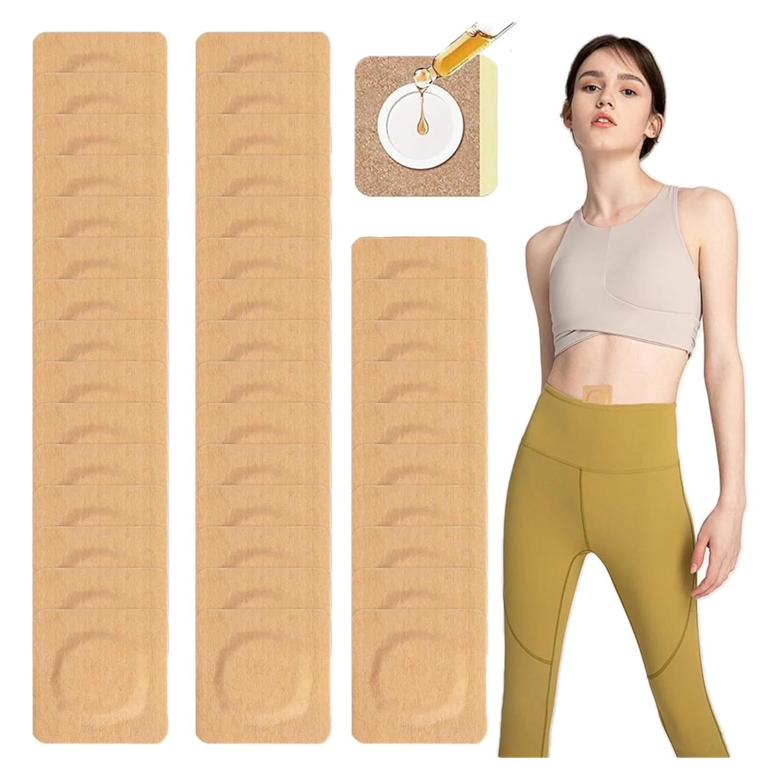 40 Parches de Aceite de Ricino Orgánico SOTICA 7x7cm Desechables