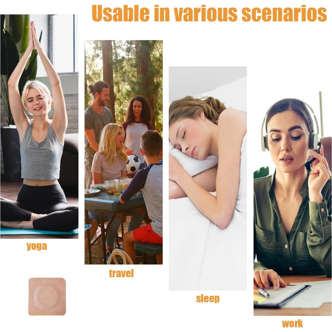 40 Parches de Aceite de Ricino Orgánico SOTICA 7x7cm Desechables