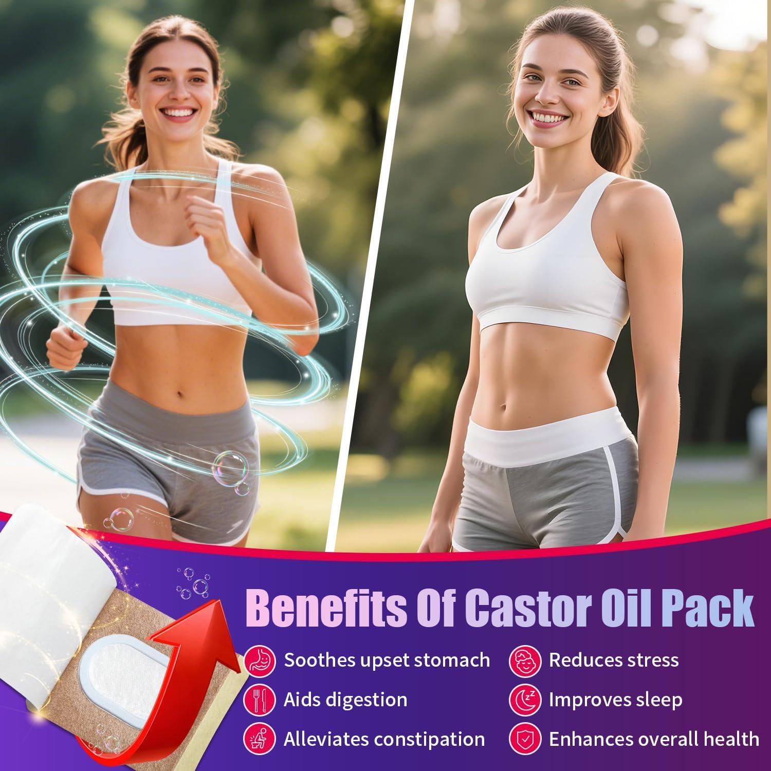 Parche de Aceite de Ricino JIANGSU 30 Pcs - Almohadillas Antifugas