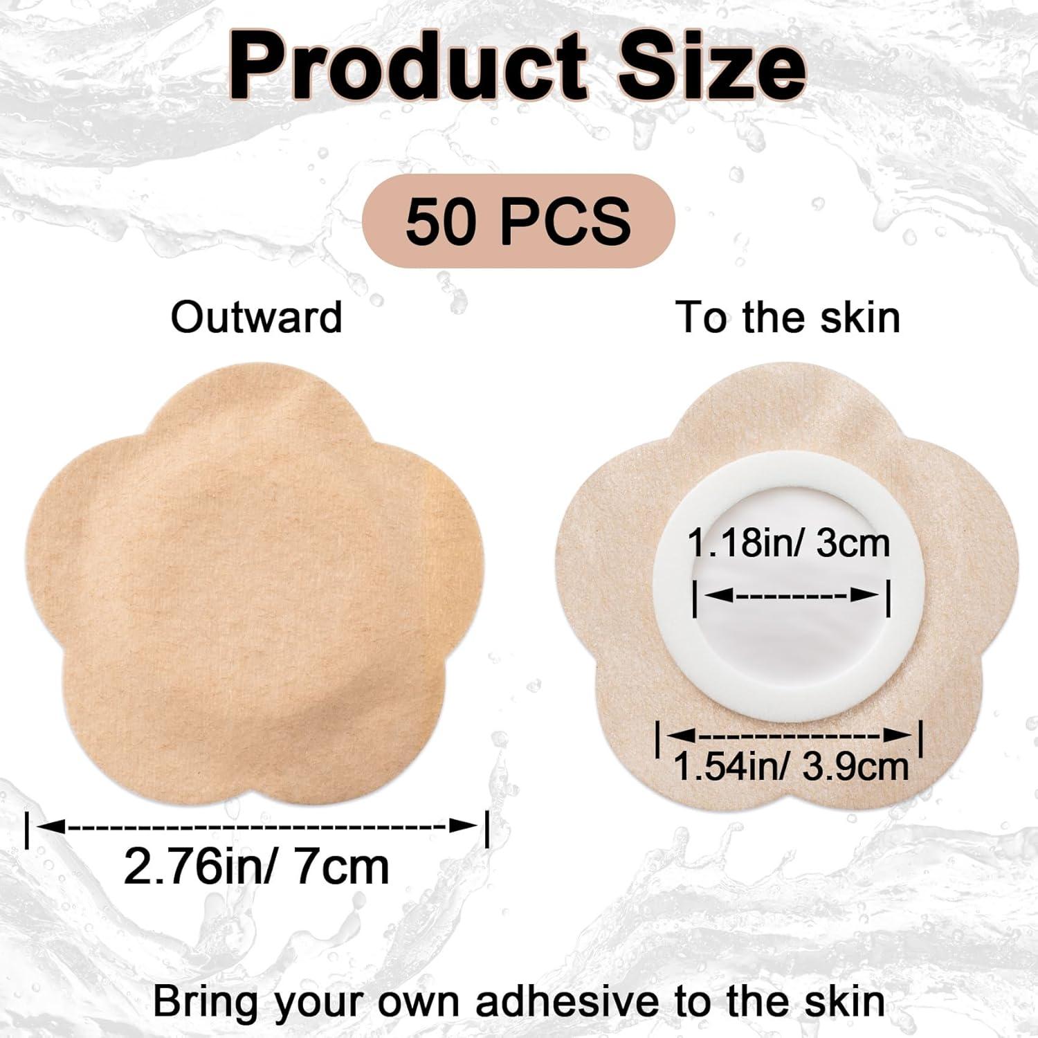 Parches Absorbentes de Aceite de Ricino Joez Maravilloso 50 Pcs 7x7cm