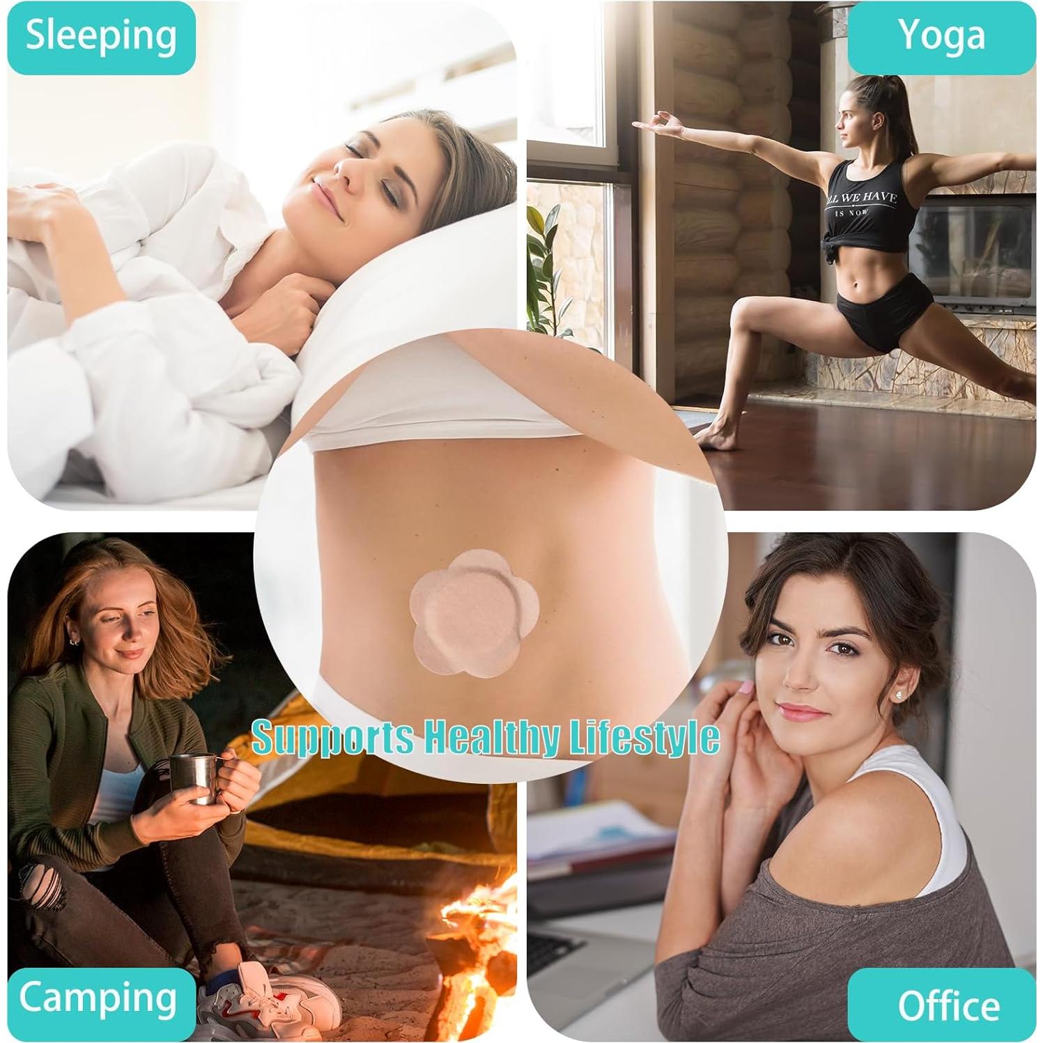 120 Parches Desechables de Aceite de Ricino GOOPRAD 8x8cm