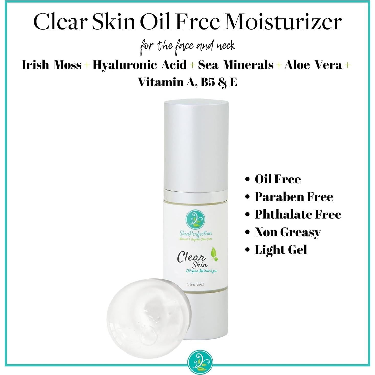 Hidratante Facial Sin Aceite Skin Perfection 30ml Gel Ligero