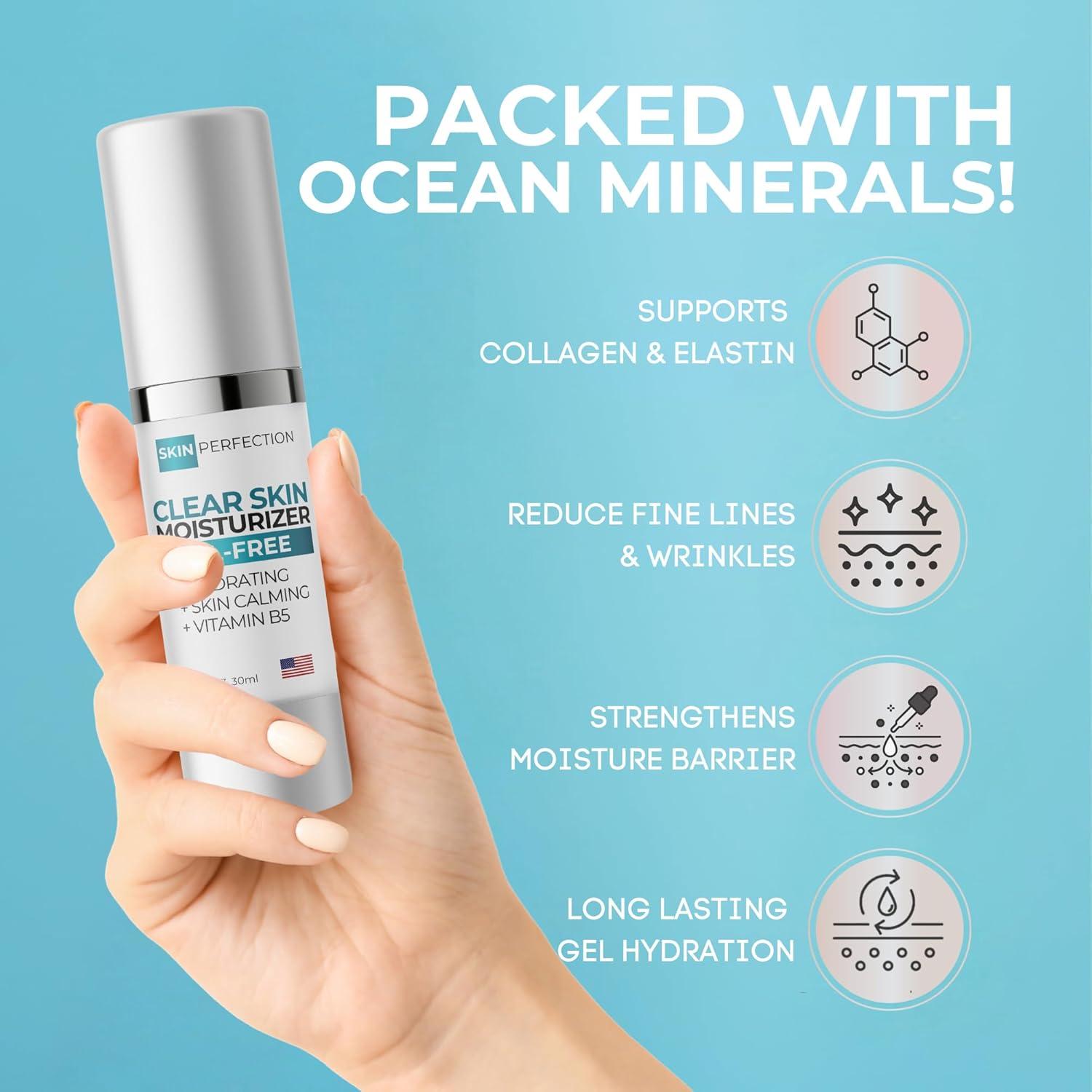 Hidratante Facial Sin Aceite Skin Perfection 30ml Gel Ligero