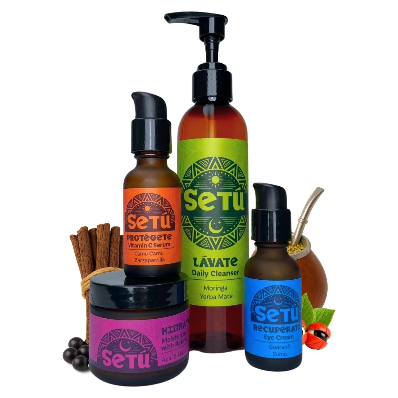 Setú® Kit Completo de Cuidado de Piel para Hombres - 4 Piezas