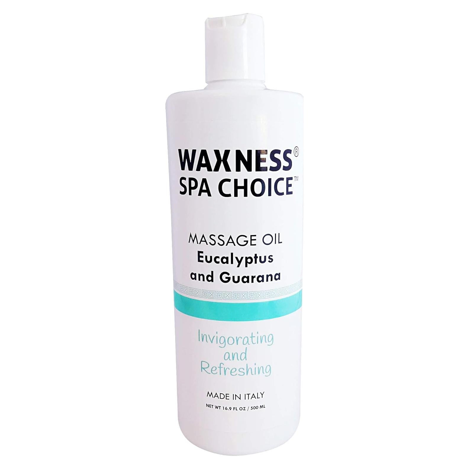 Aceite de Masaje Waxness Eucalipto y Guarana 500 ml